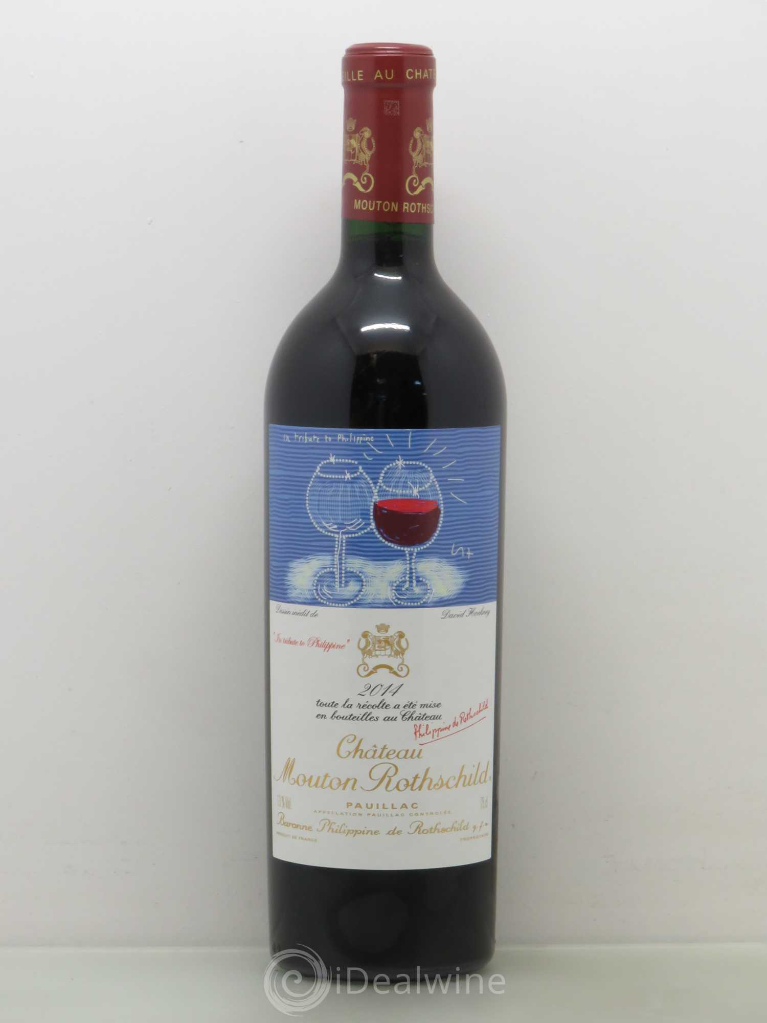 Château Mouton Rothschild 1er Grand Cru Classé 2014 - Lot de 1 bouteille - 0