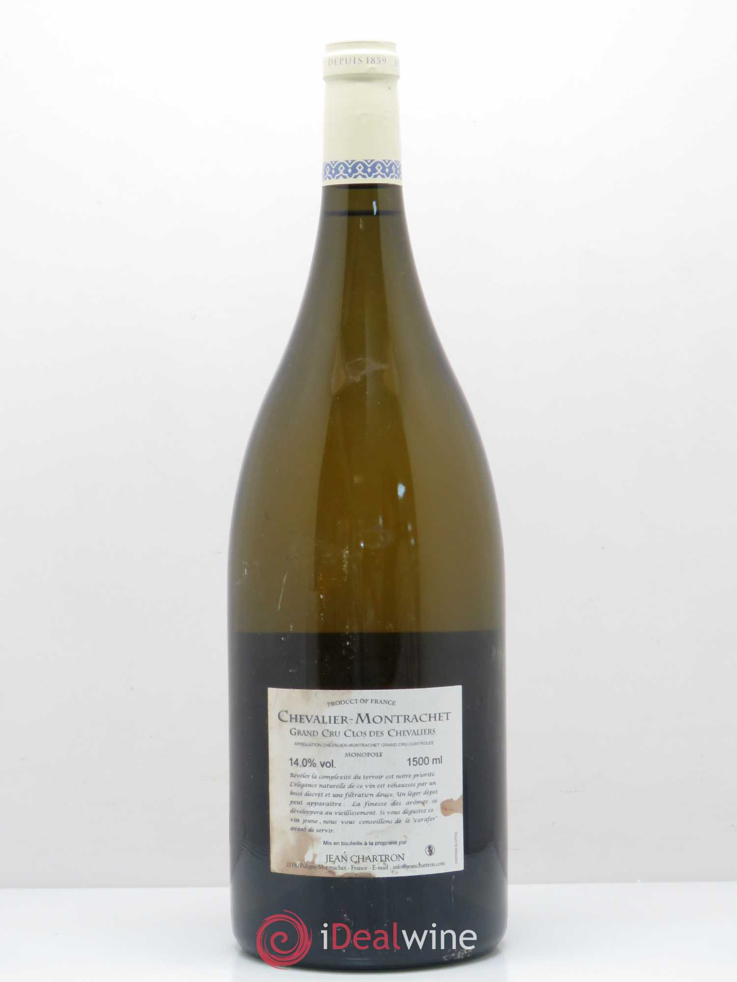 Chevalier-Montrachet Grand Cru Clos des Chevaliers Jean Chartron (Domaine) Clos des Chevaliers Monopole 2010 - Posten von 1 Magnum - 1