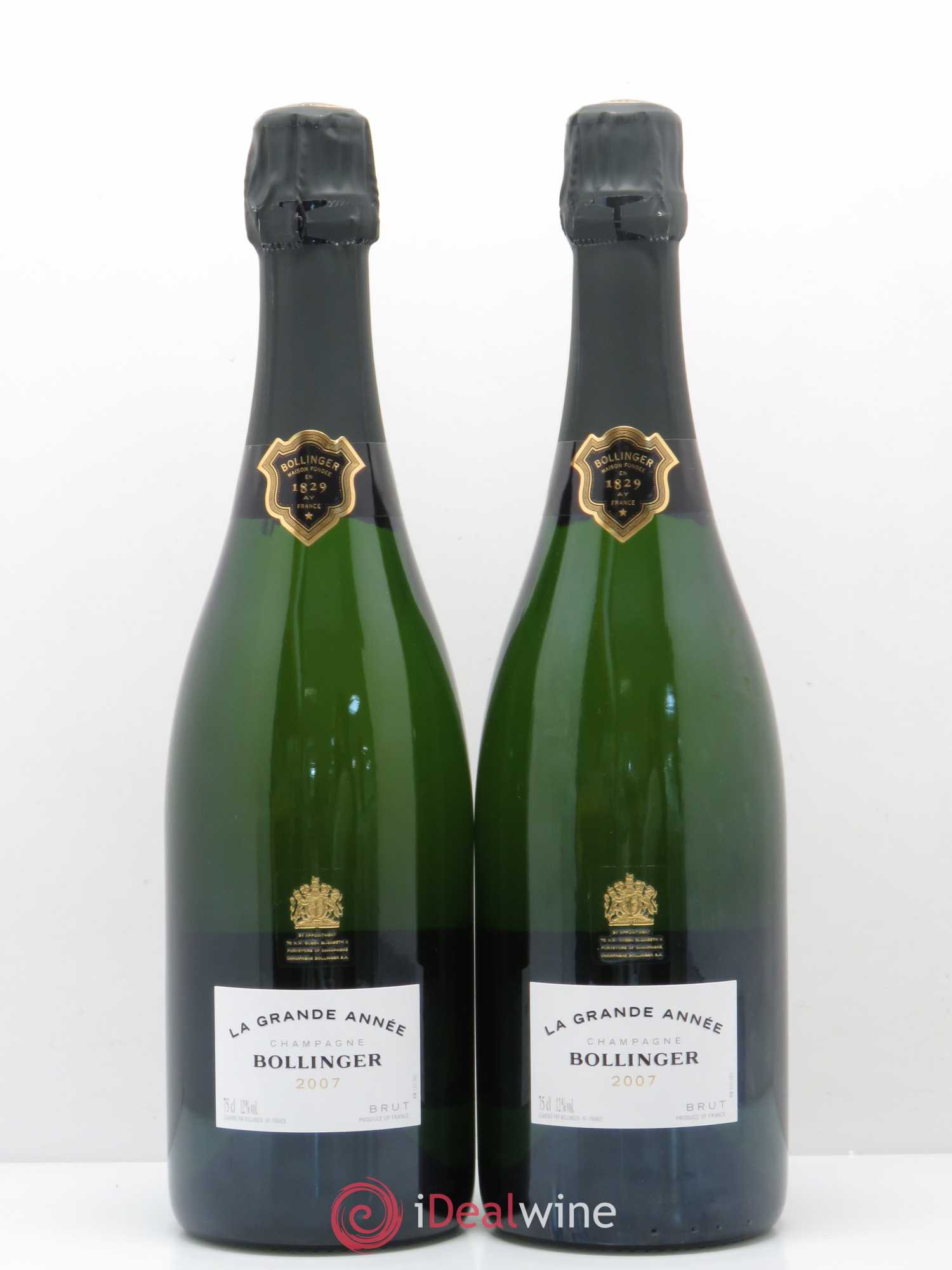 La Grande Année Brut Bollinger 2007 - Lot de 2 bouteilles - 0