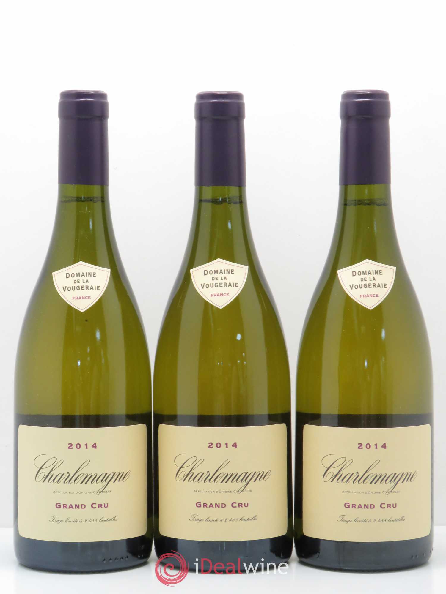 Corton-Charlemagne Grand Cru La Vougeraie 2014 - Lot de 3 bouteilles - 0