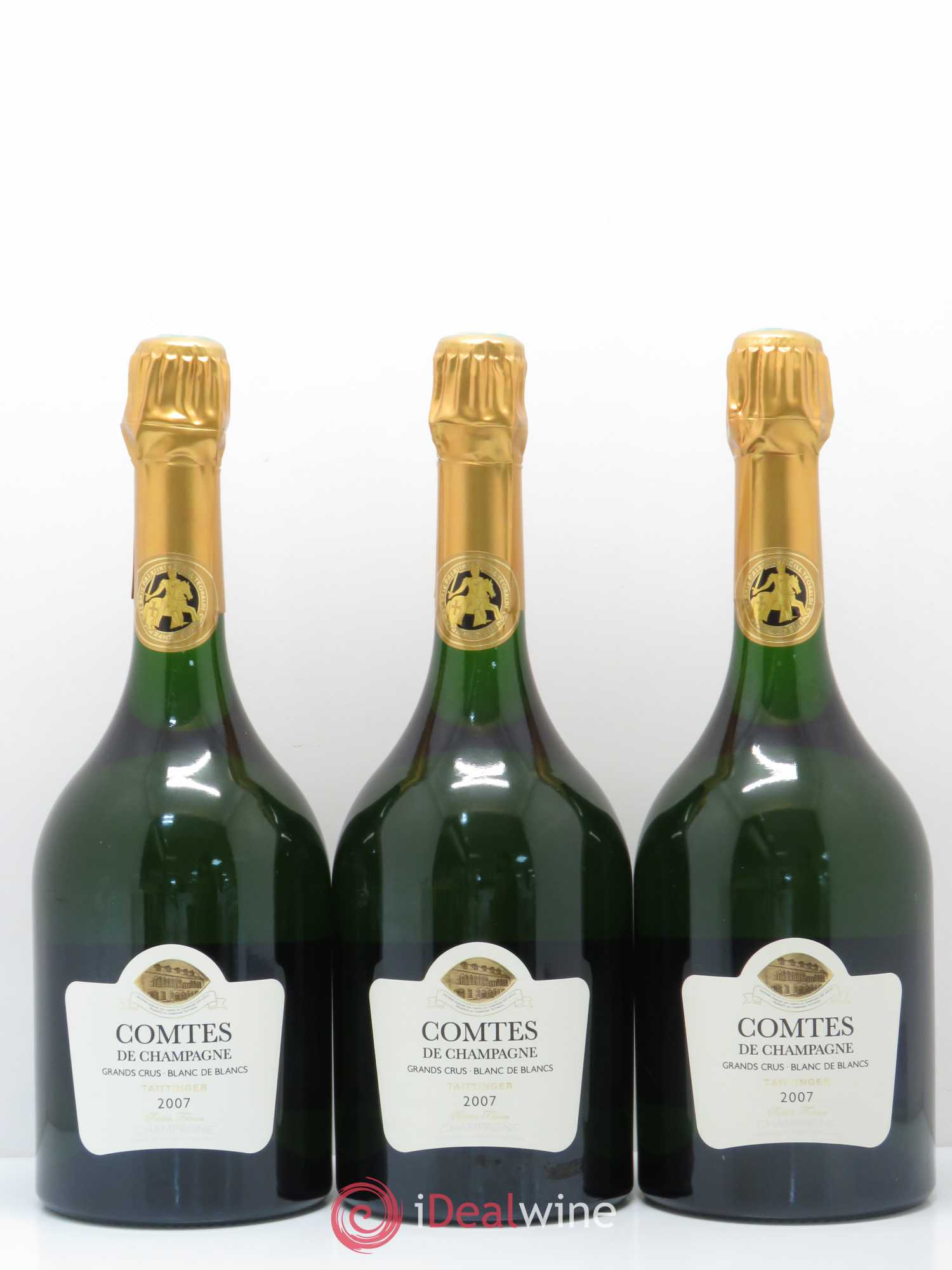 Comtes de Champagne Taittinger 2007 - Lot de 3 bouteilles - 0