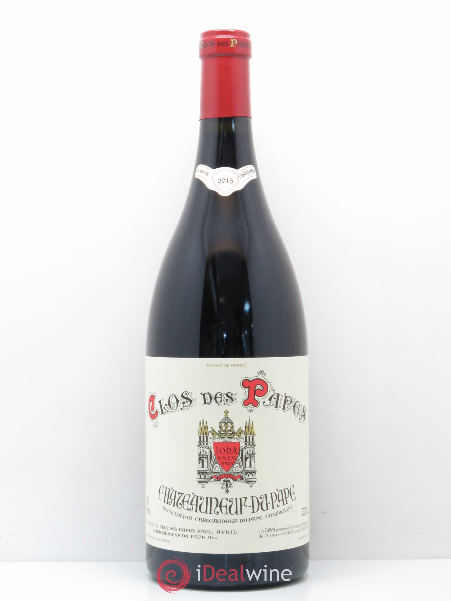 Châteauneuf-du-Pape Clos des Papes - Paul Avril 2015 - Lot de 1 double magnum - 0