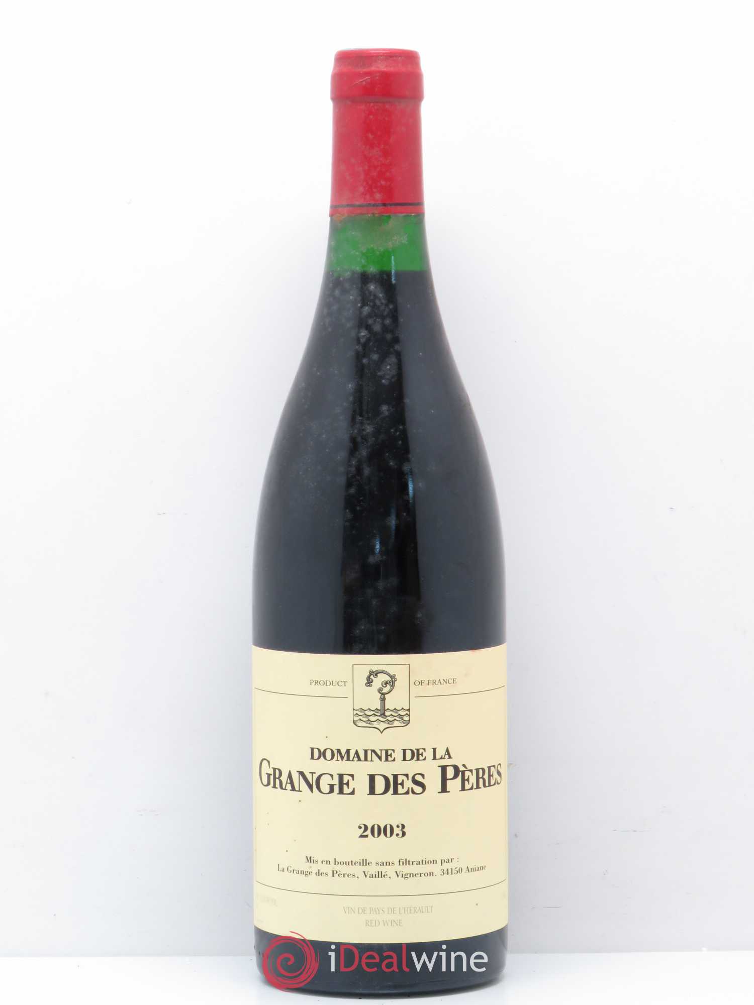 Pays d'Hérault Grange des Pères Laurent Vaillé 2003 - Lot de 1 bouteille - 0