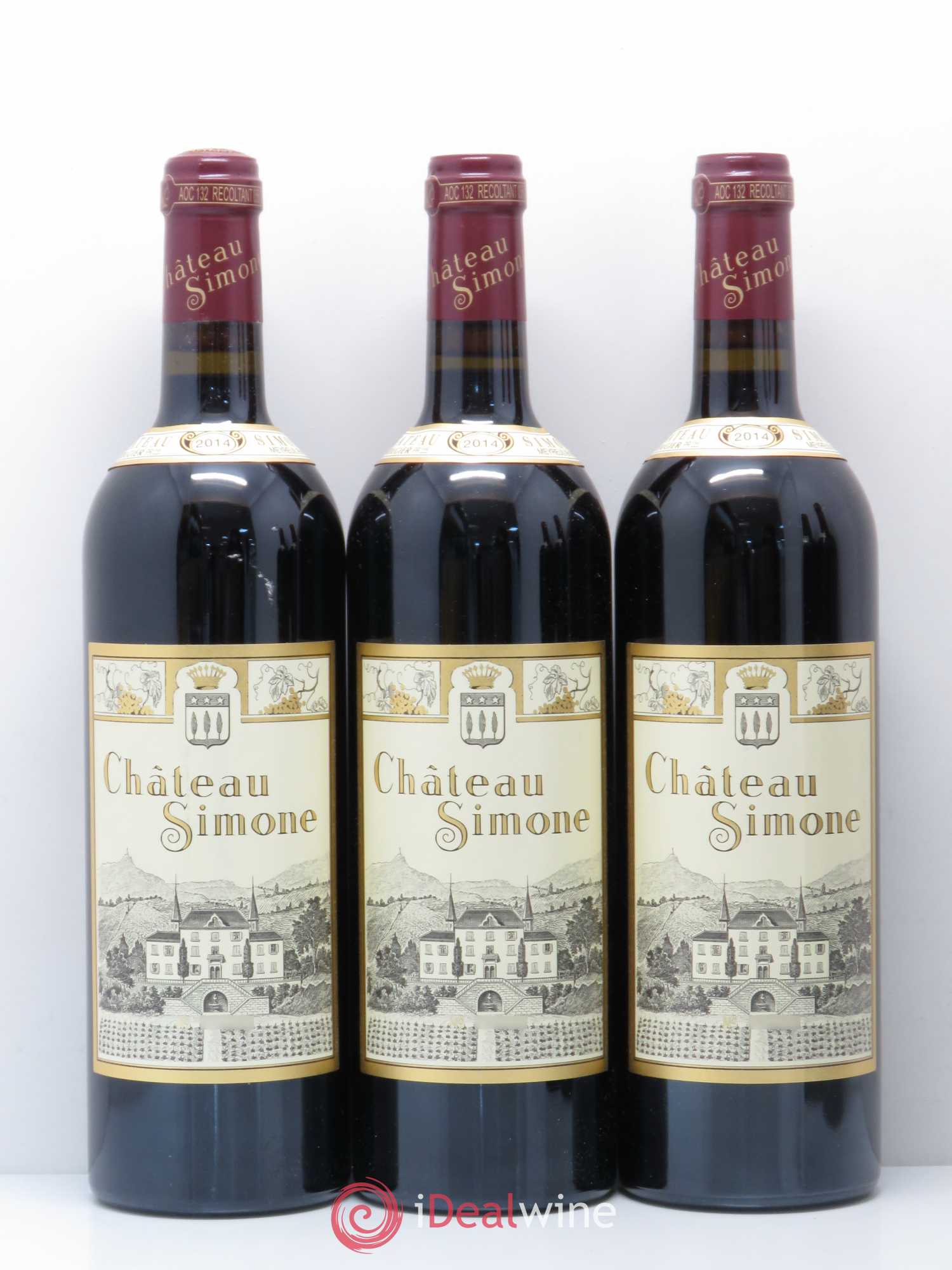 Palette Château Simone Famille Rougier 2014 - Posten von 5 Flaschen - 1