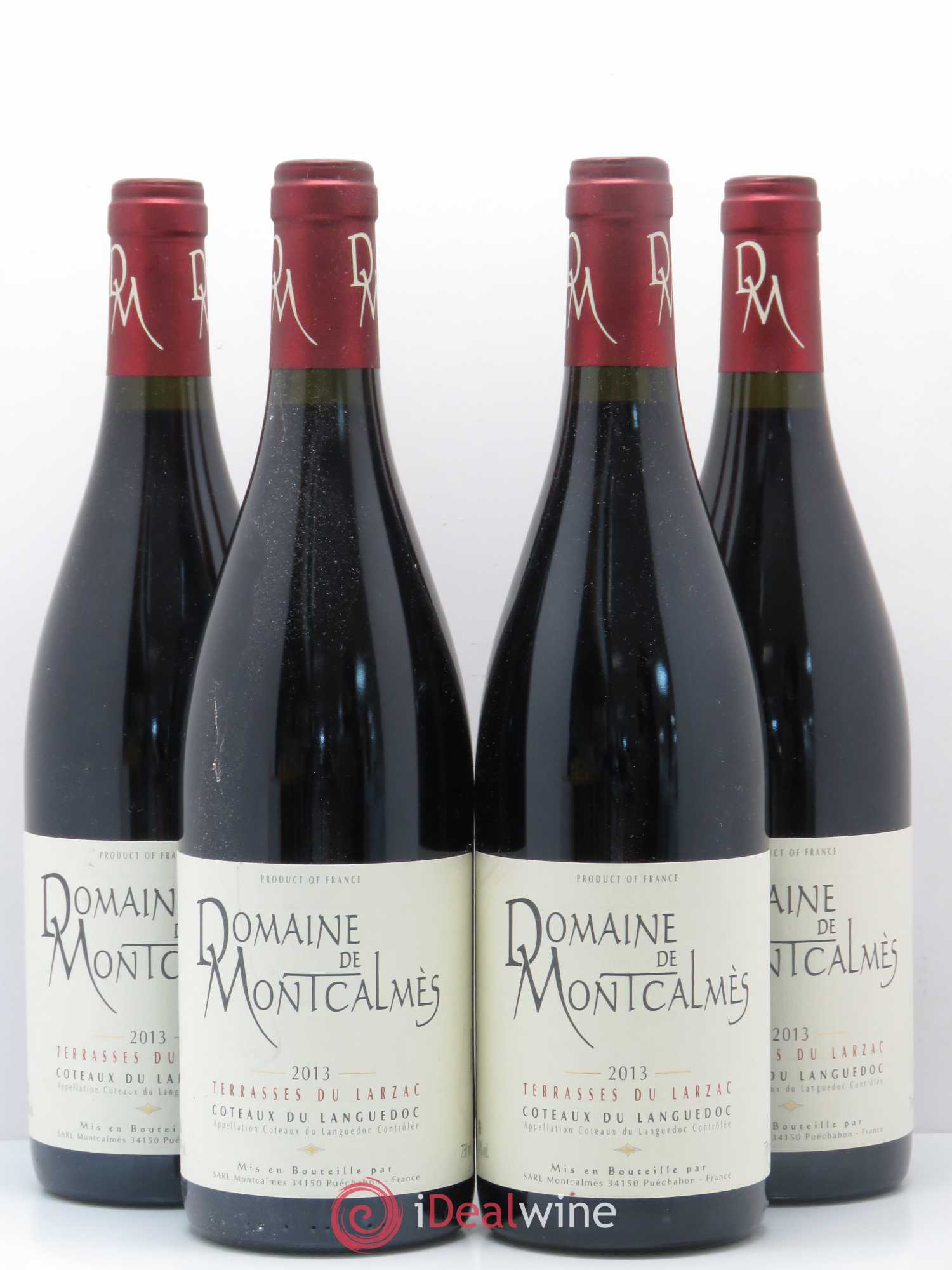 Terrasses du Larzac Domaine de Montcalmès Frédéric Pourtalié 2013 - Lot de 4 bouteilles - 0