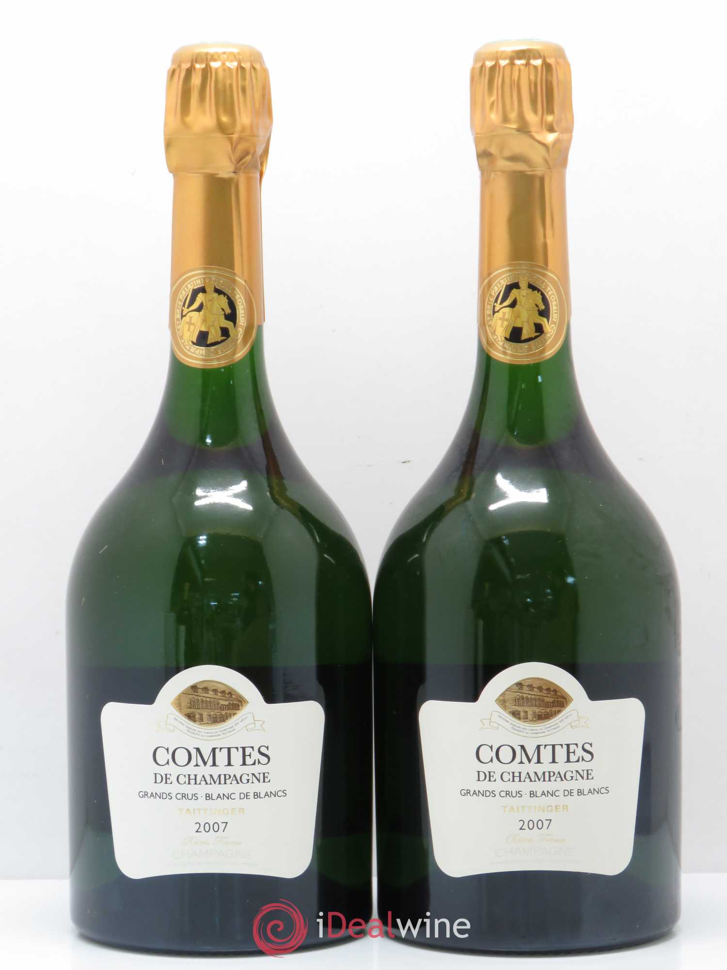 Comtes de Champagne Taittinger 2007 - Lot de 2 bouteilles - 0