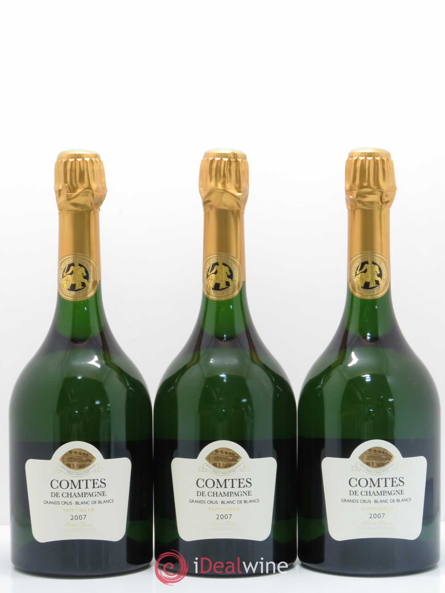 Comtes de Champagne Taittinger 2007 - Lot de 3 bouteilles - 0