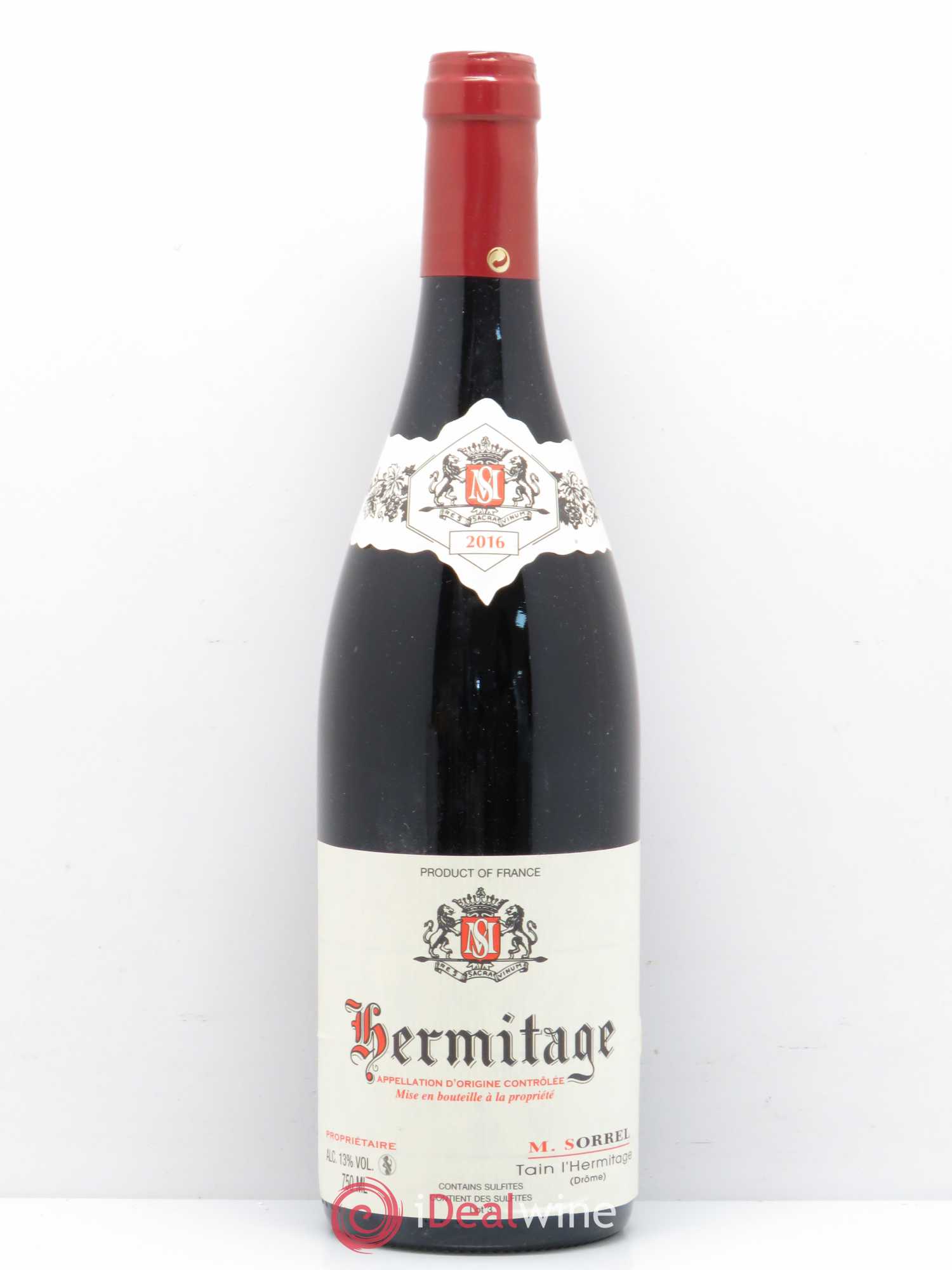 Hermitage Marc Sorrel 2016 - Lot de 1 bouteille - 0