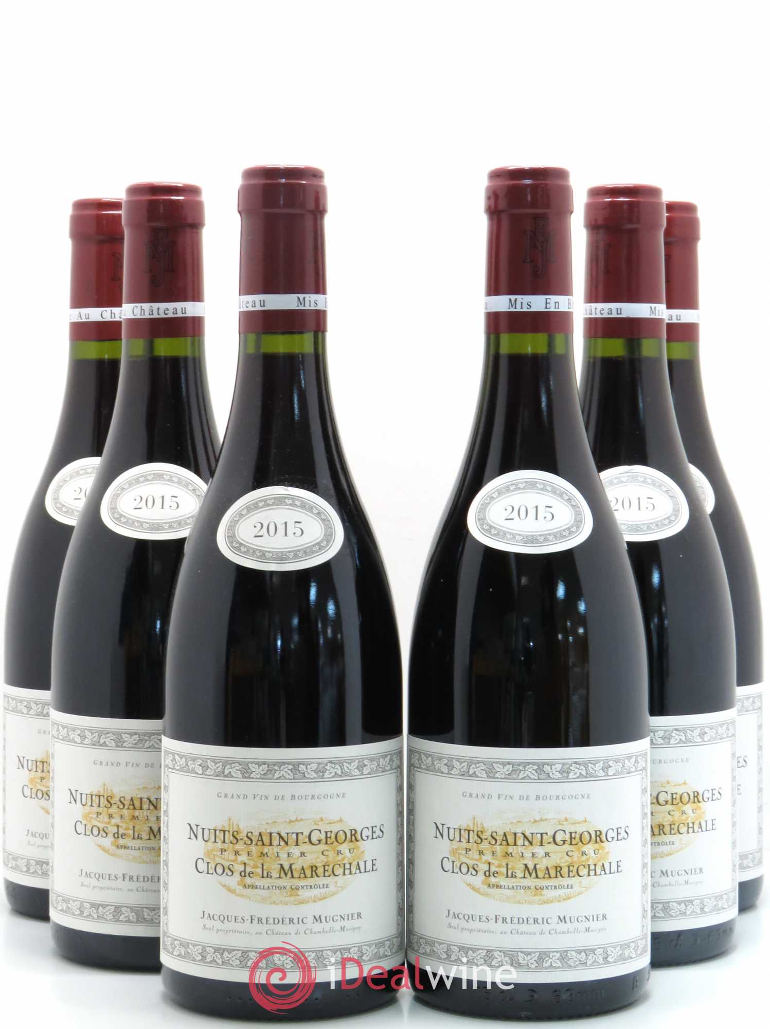 Nuits-Saint-Georges 1er Cru Clos de La Maréchale Jacques-Frédéric Mugnier 2015 - Lot de 6 bouteilles - 0
