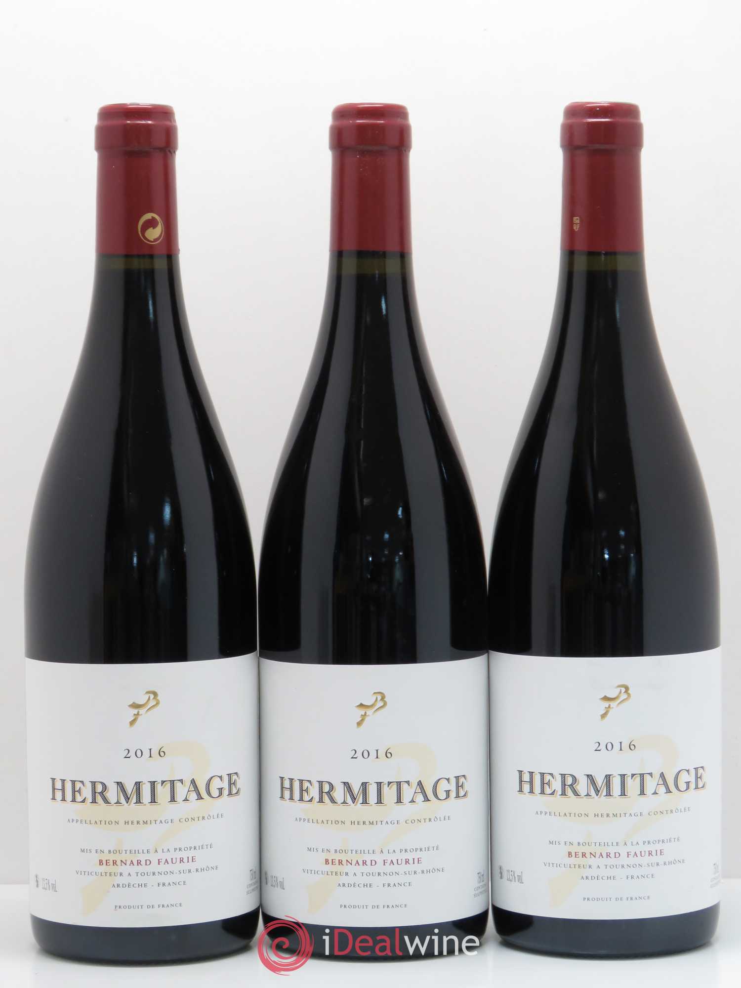 Hermitage Domaine Bernard Faurie 2016 - Posten von 3 Flaschen - 0