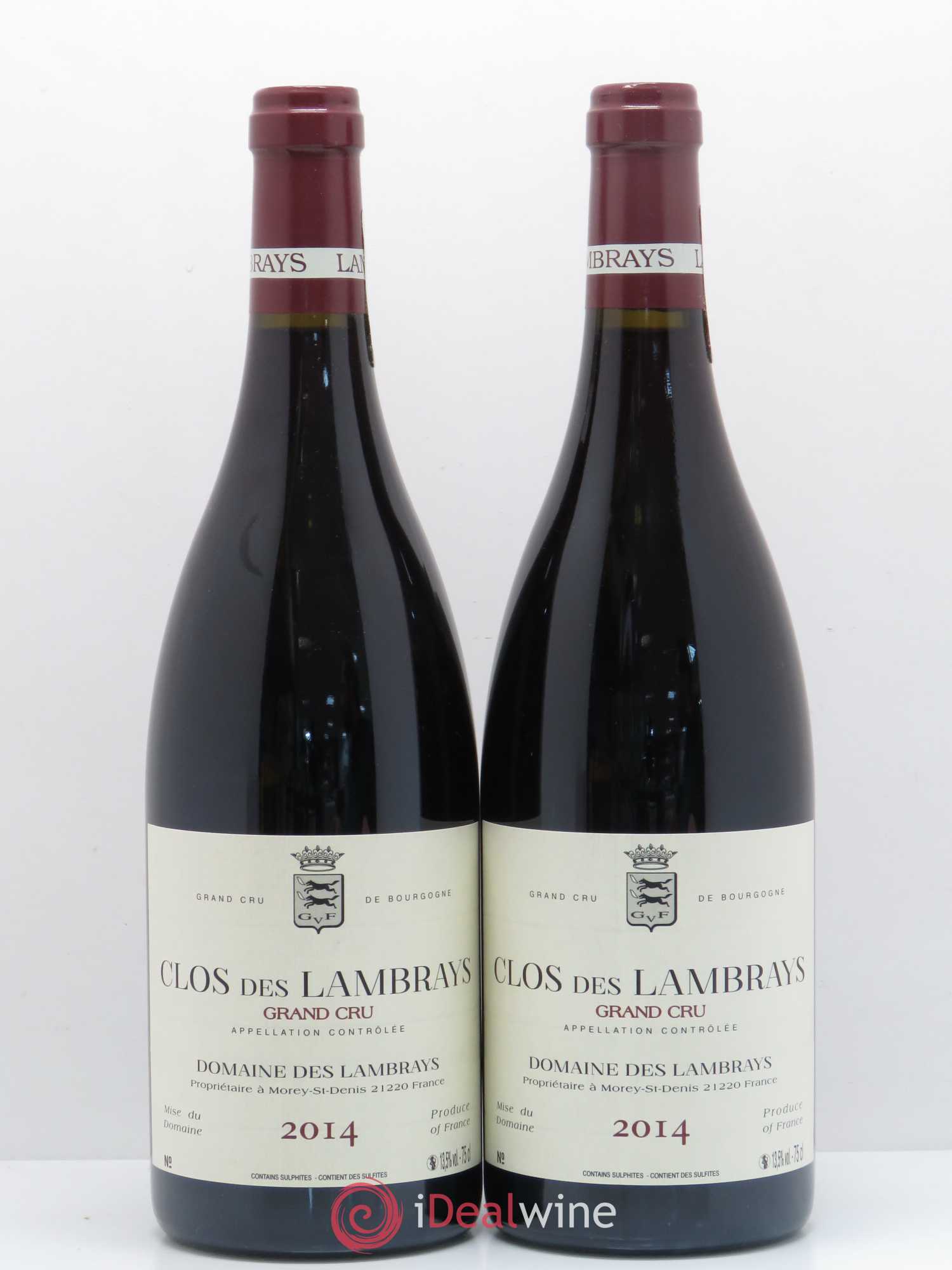 Clos des Lambrays Grand Cru Domaine des Lambrays 2014 - Lot de 2 bouteilles - 0