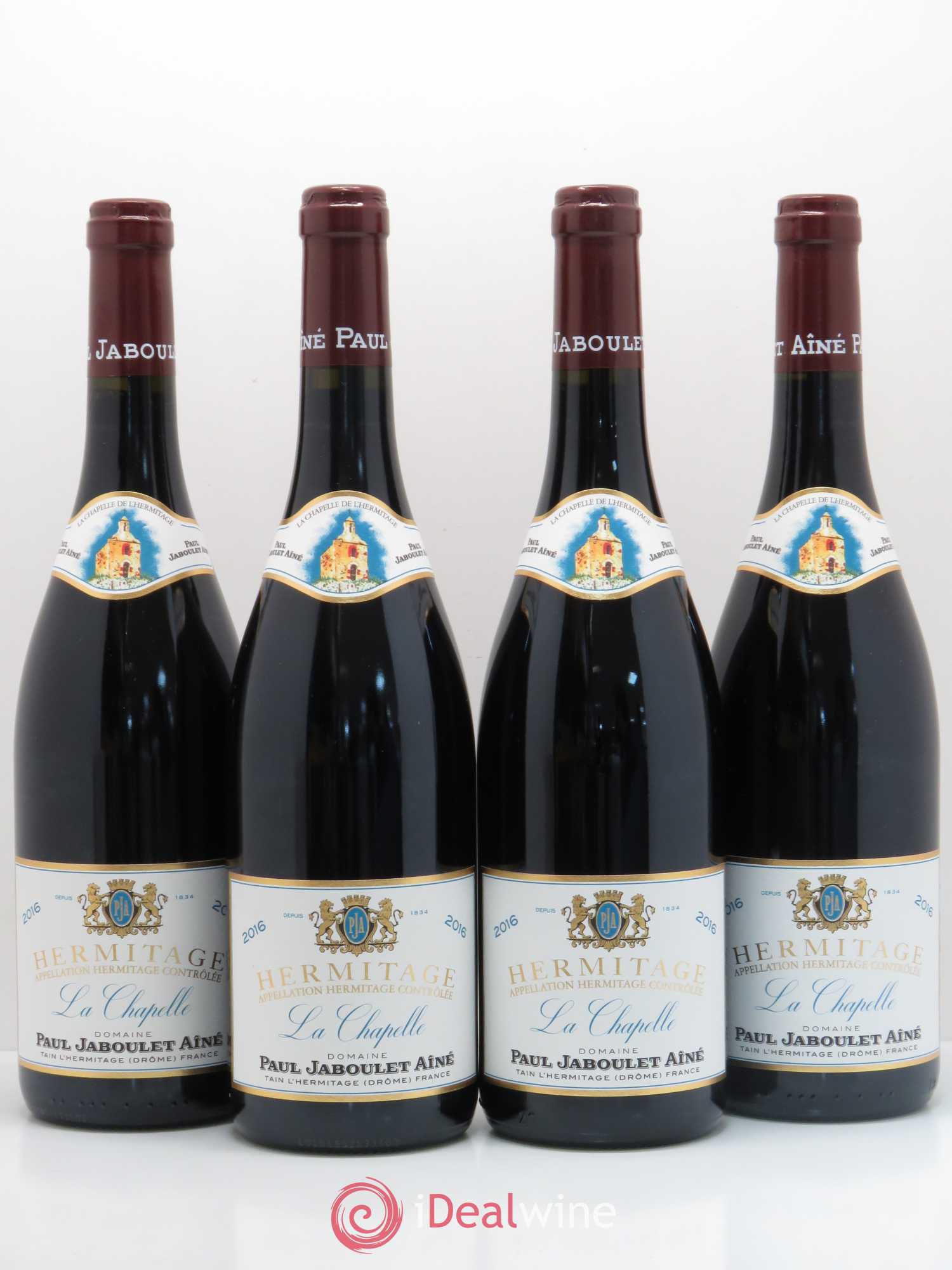Hermitage La Chapelle Paul Jaboulet Ainé 2016 - Lot de 4 bouteilles - 0