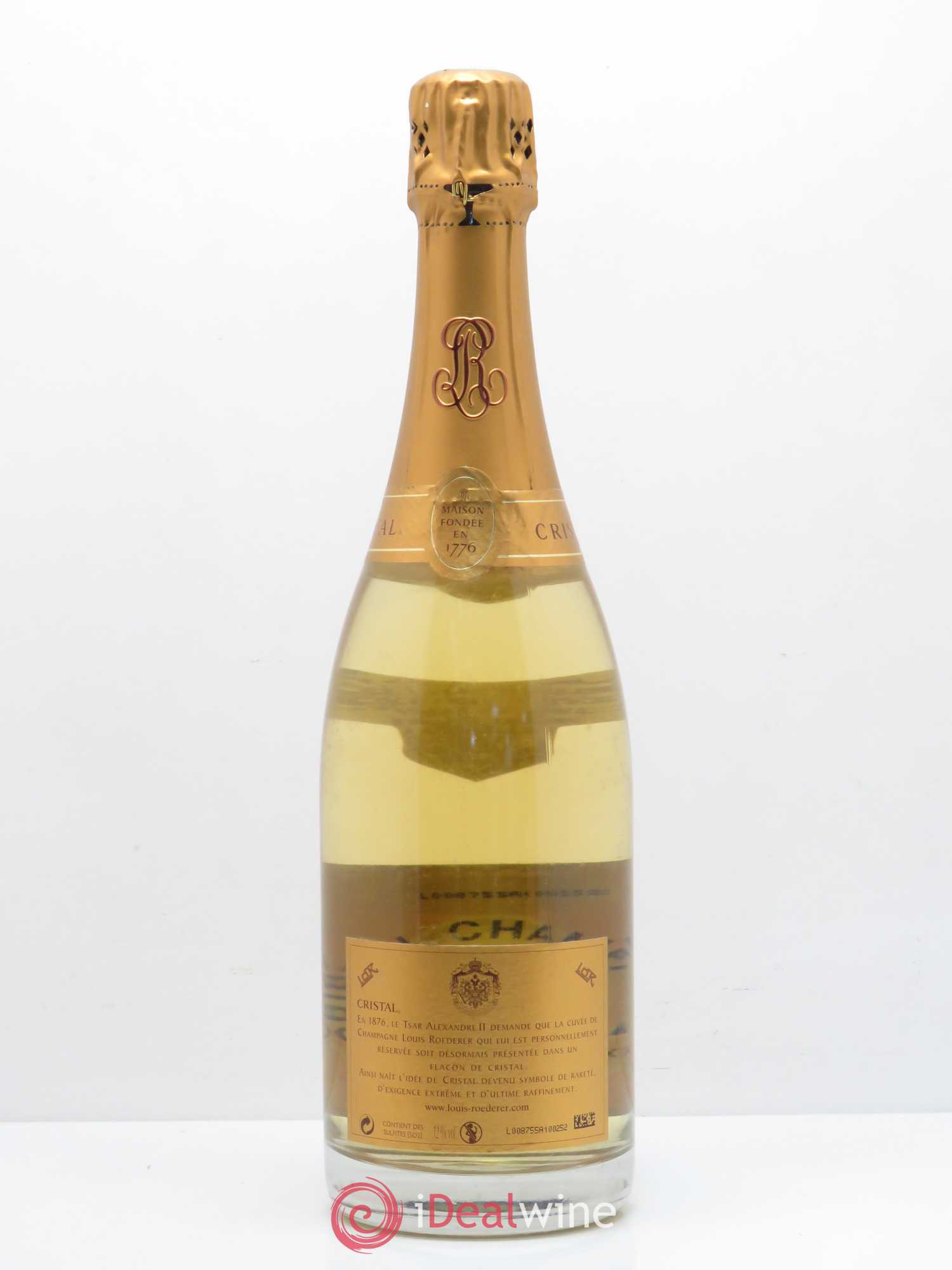 Cristal Louis Roederer 2004 - Lot de 1 bouteille - 1