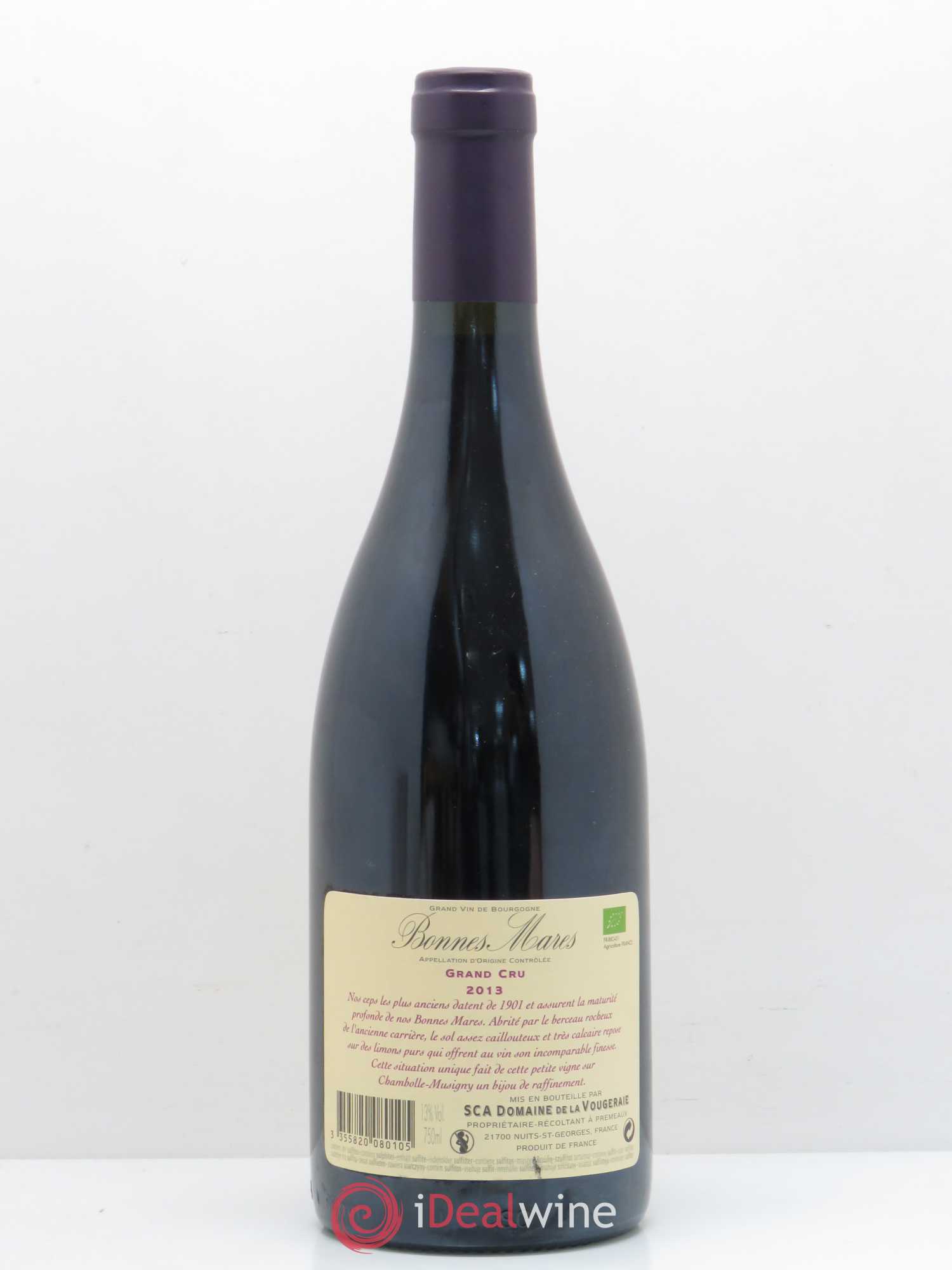 Bonnes-Mares Grand Cru La Vougeraie 2013 - Lot de 1 bouteille - 1