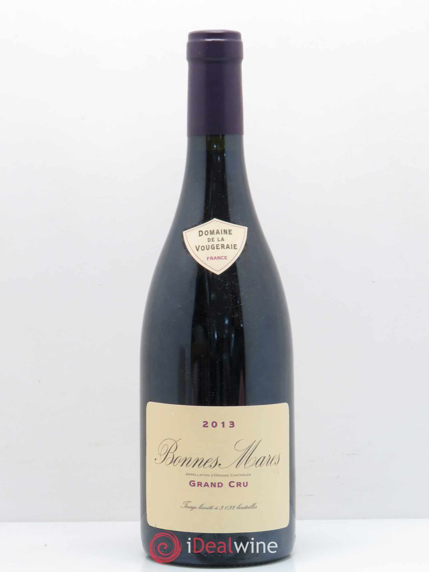 Bonnes-Mares Grand Cru La Vougeraie 2013 - Lot de 1 bouteille - 0
