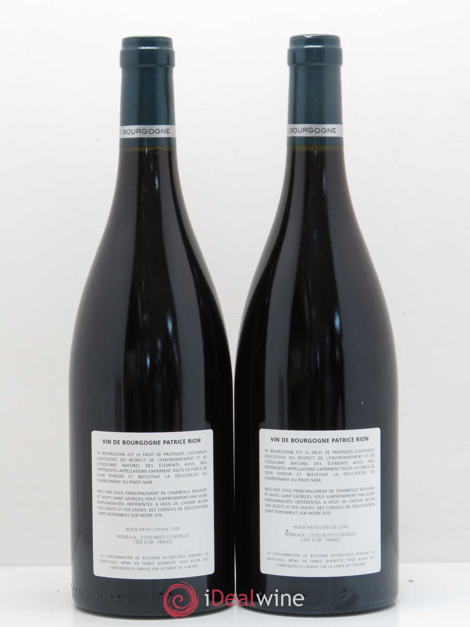 Chambolle-Musigny 1er Cru Les Amoureuses Patrice Rion (Domaine) 2014 - Lot de 2 bouteilles - 1