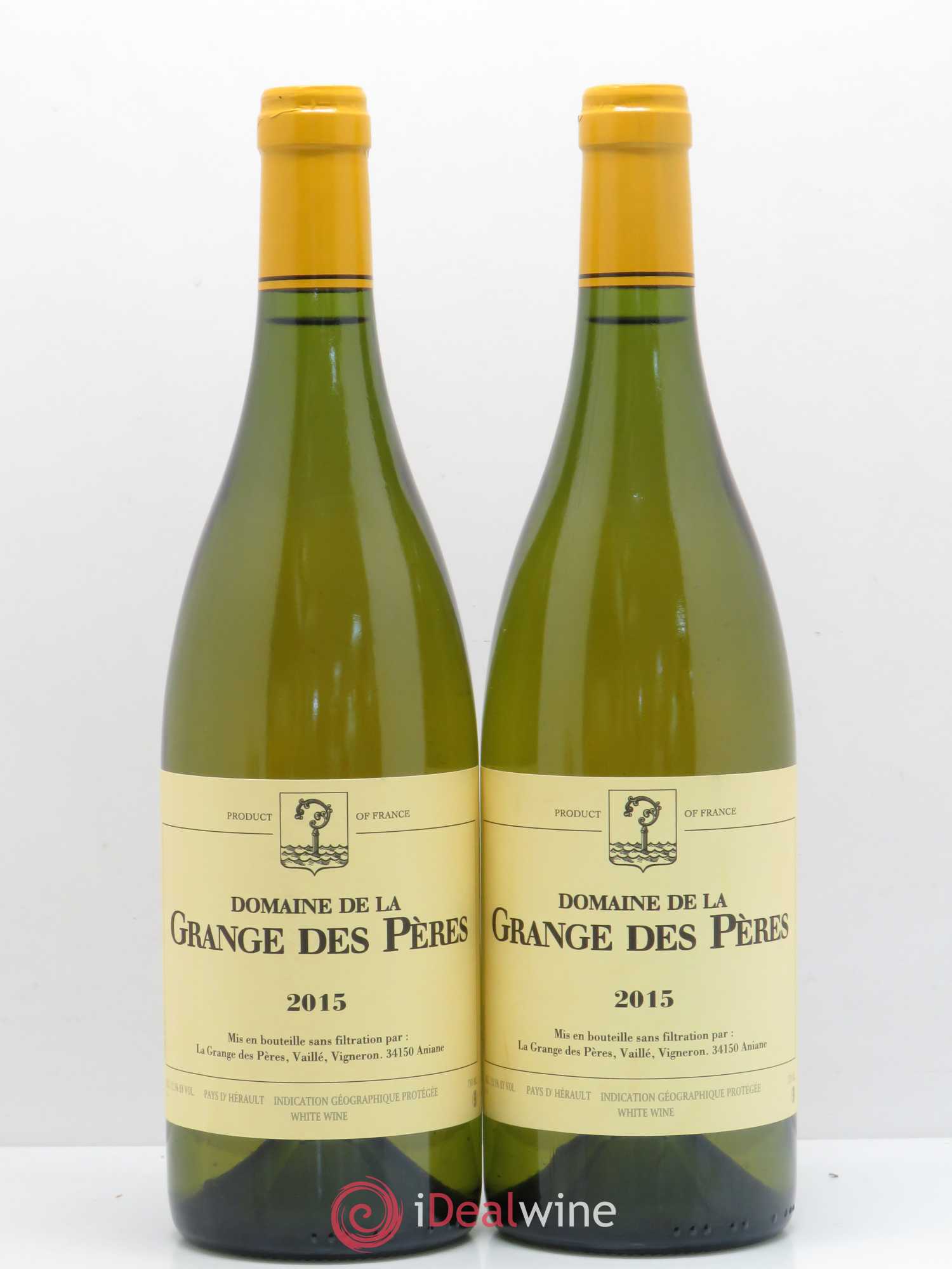 Pays d'Hérault Grange des Pères Laurent Vaillé 2015 - Lot de 2 bouteilles - 0