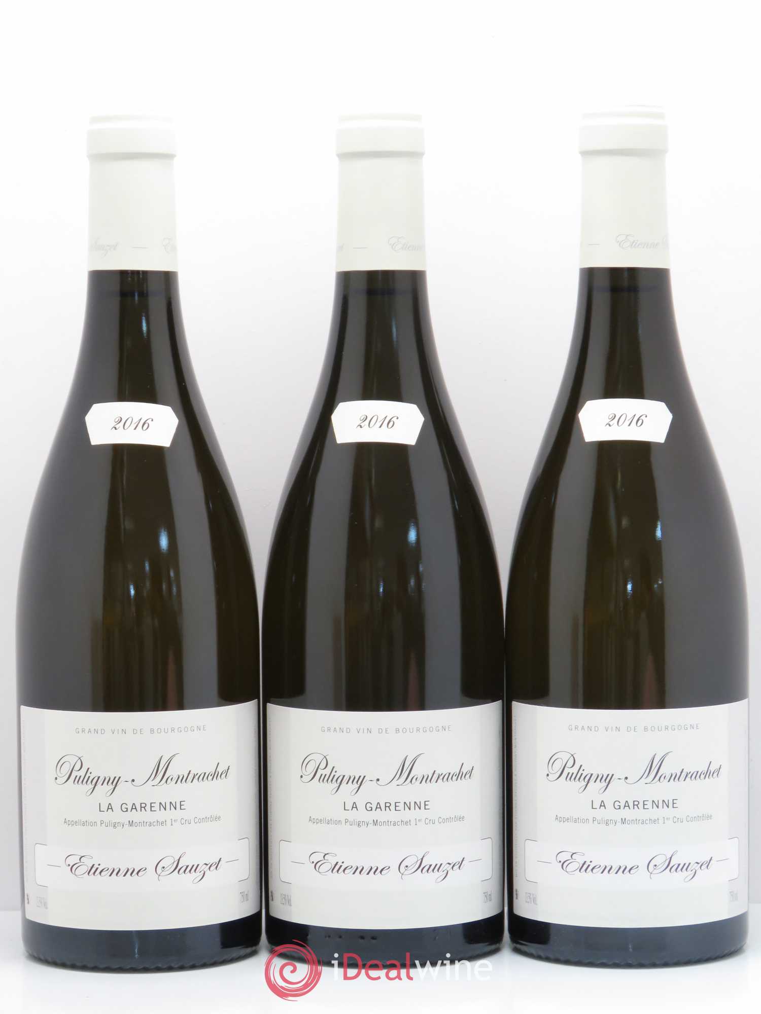 Puligny-Montrachet 1er Cru La Garenne Etienne Sauzet 2016 - Lot de 3 bouteilles - 0
