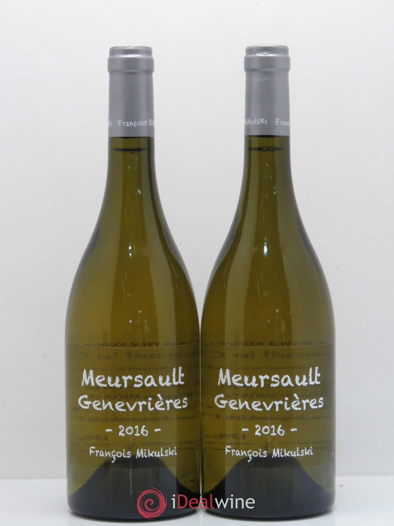 Meursault 1er Cru Les Genevrières François Mikulski 2016 - Lot de 2 bouteilles - 0
