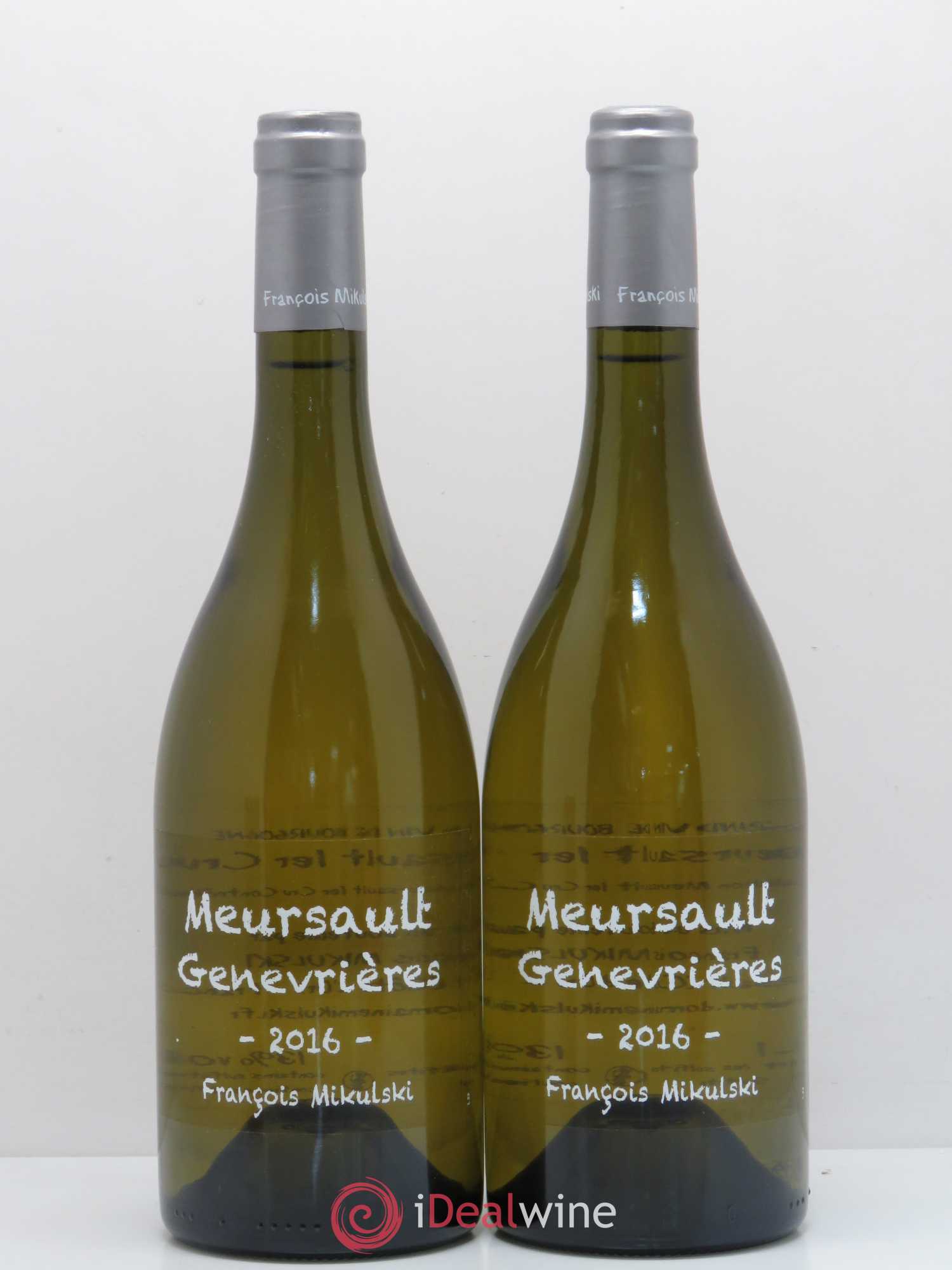 Meursault 1er Cru Les Genevrières François Mikulski 2016 - Lot de 2 bouteilles - 0