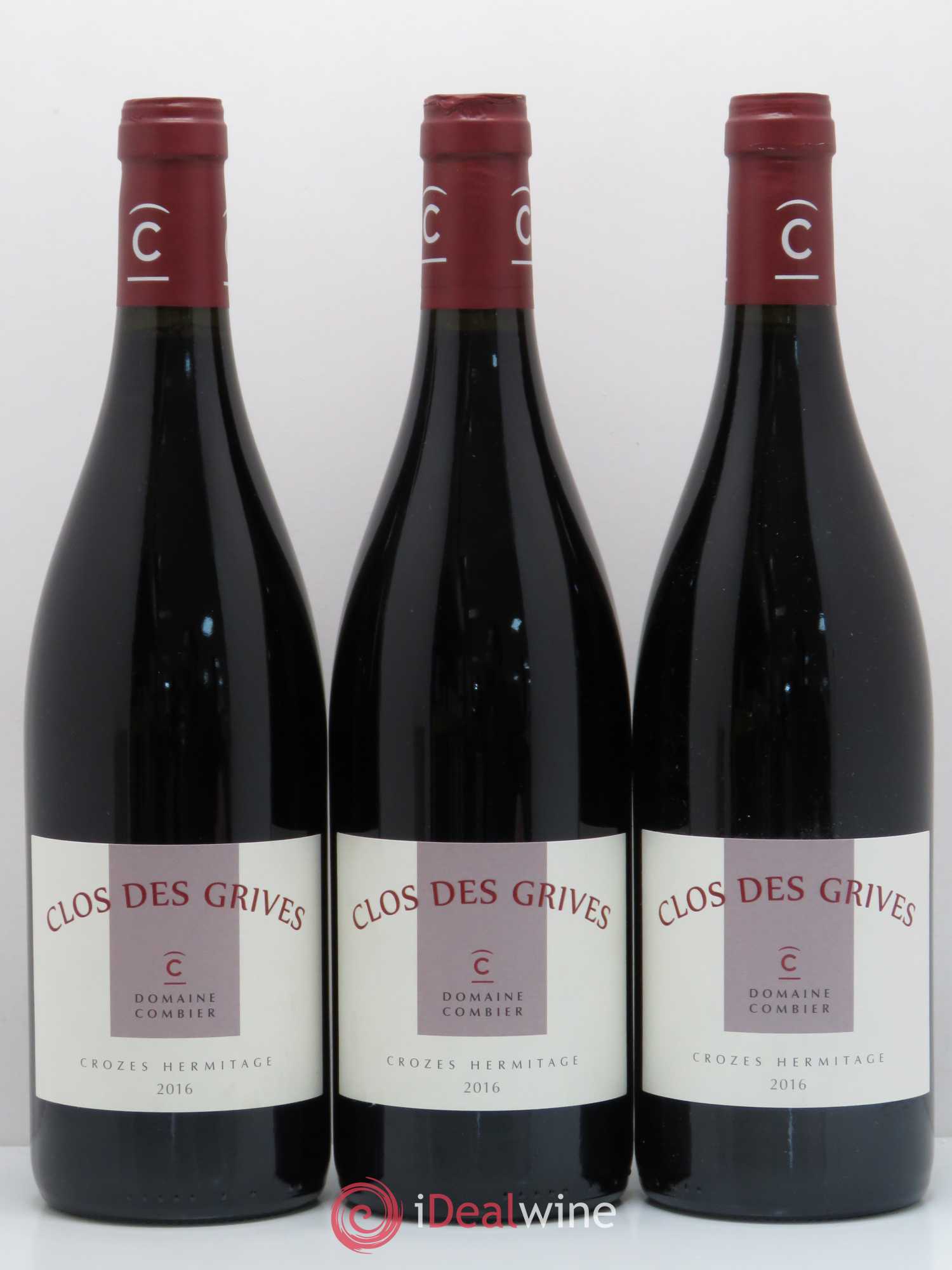 Crozes-Hermitage Clos des Grives Combier 2016 - Lot de 3 bouteilles - 0