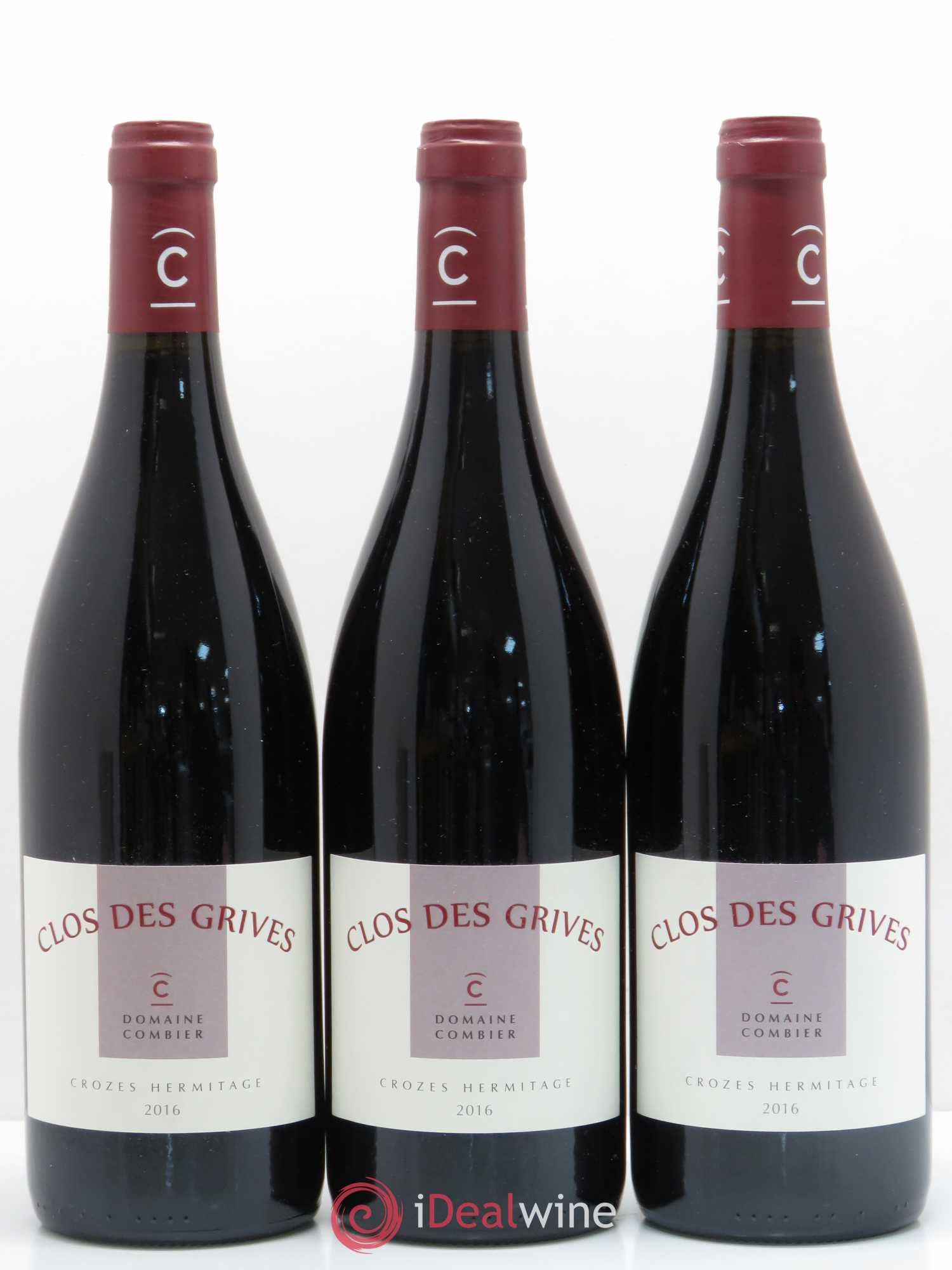 Crozes-Hermitage Clos des Grives Combier 2016 - Lot de 3 bouteilles - 0