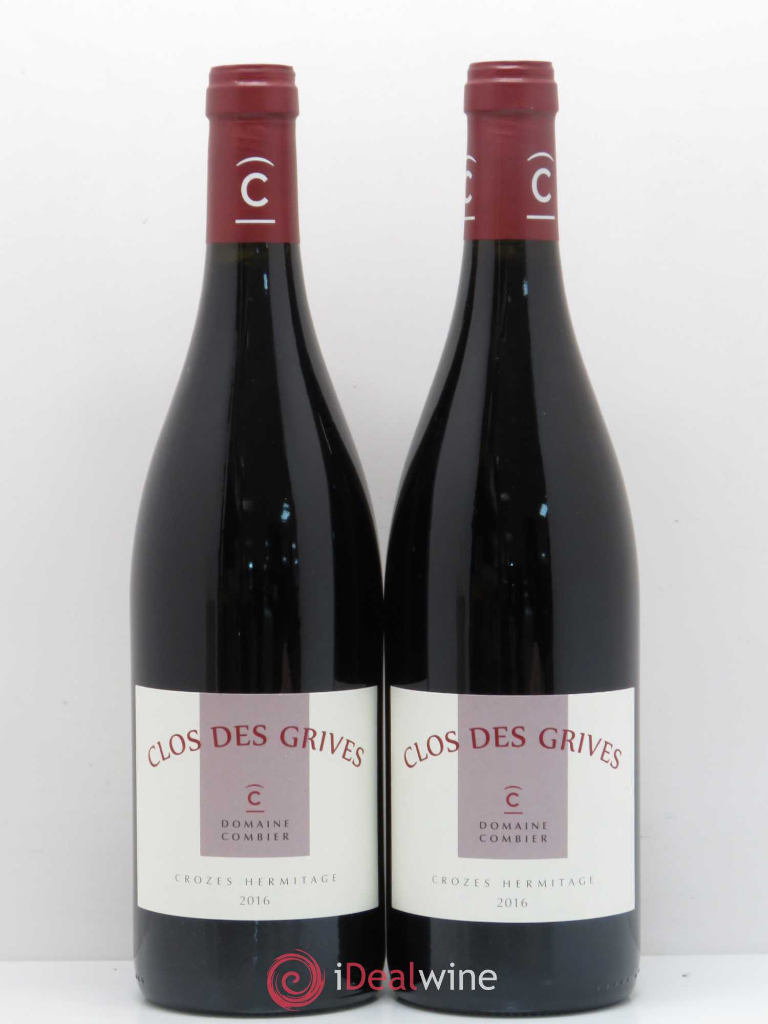 Crozes-Hermitage Clos des Grives Combier 2016 - Lot de 2 bouteilles - 0