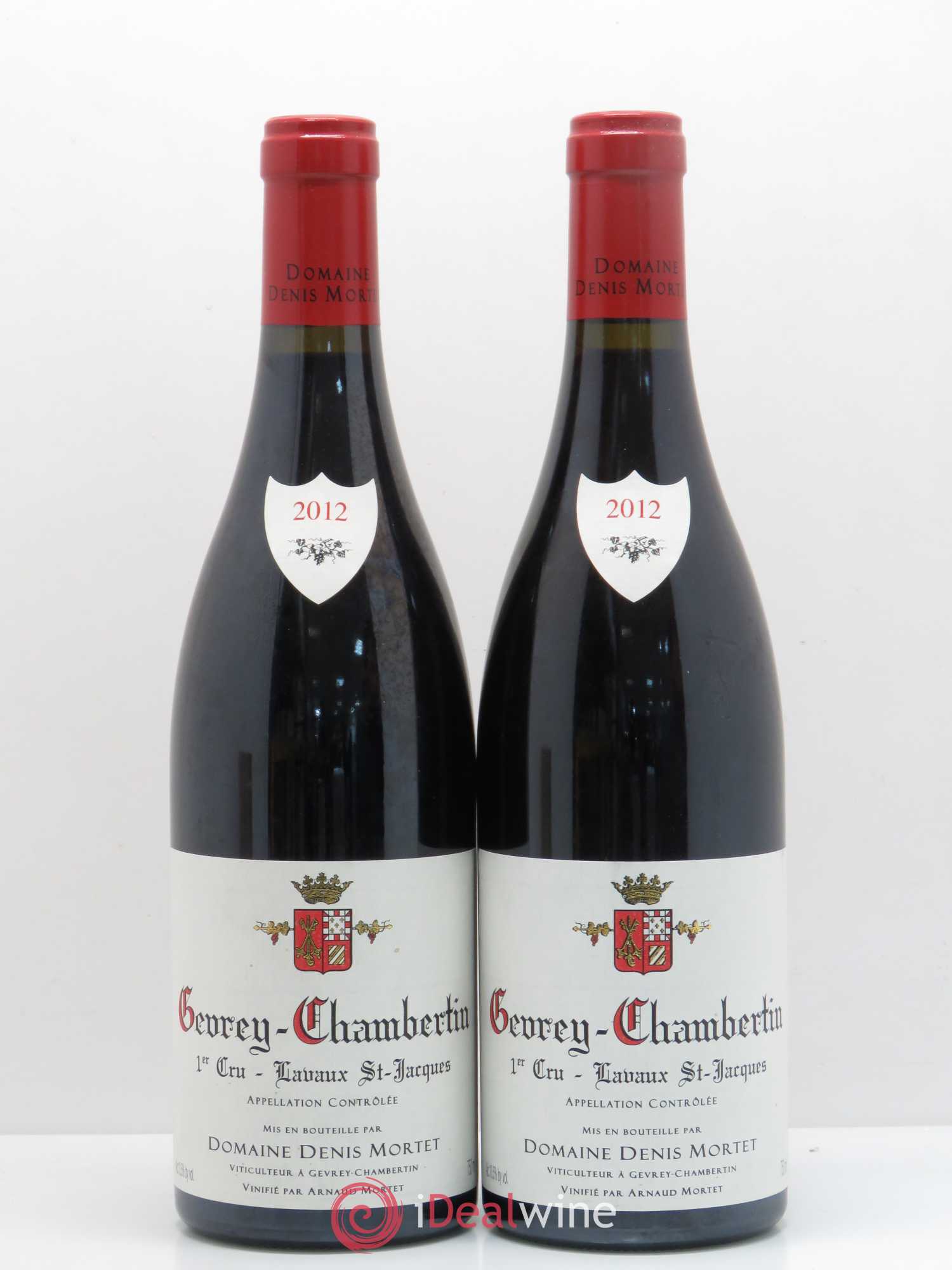 Gevrey-Chambertin 1er Cru Lavaux Saint Jacques Denis Mortet (Domaine) 2012 - Lot de 2 bouteilles - 0