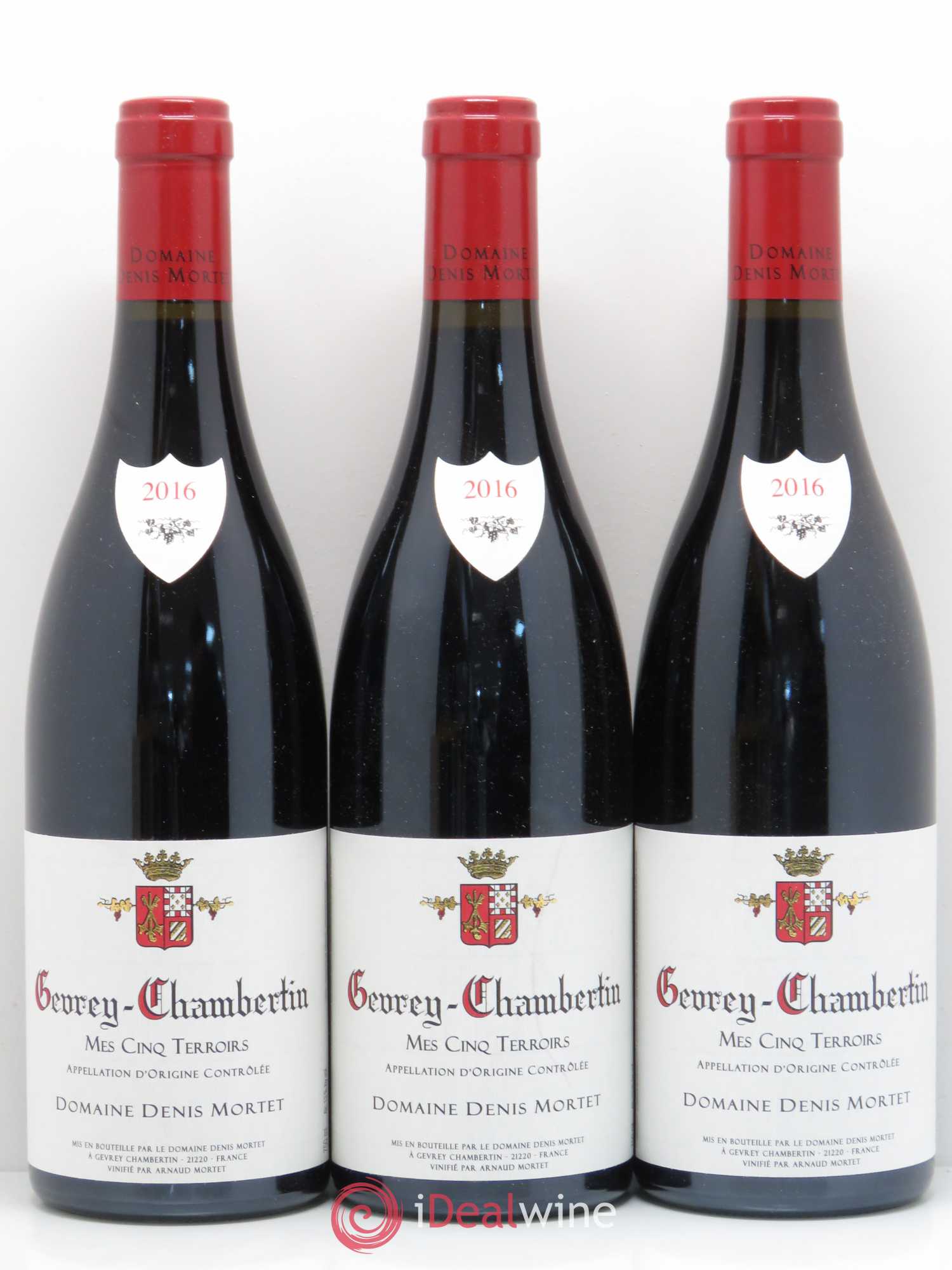Gevrey-Chambertin Mes Cinq Terroirs Denis Mortet (Domaine) 2016 - Lot de 3 bouteilles - 0