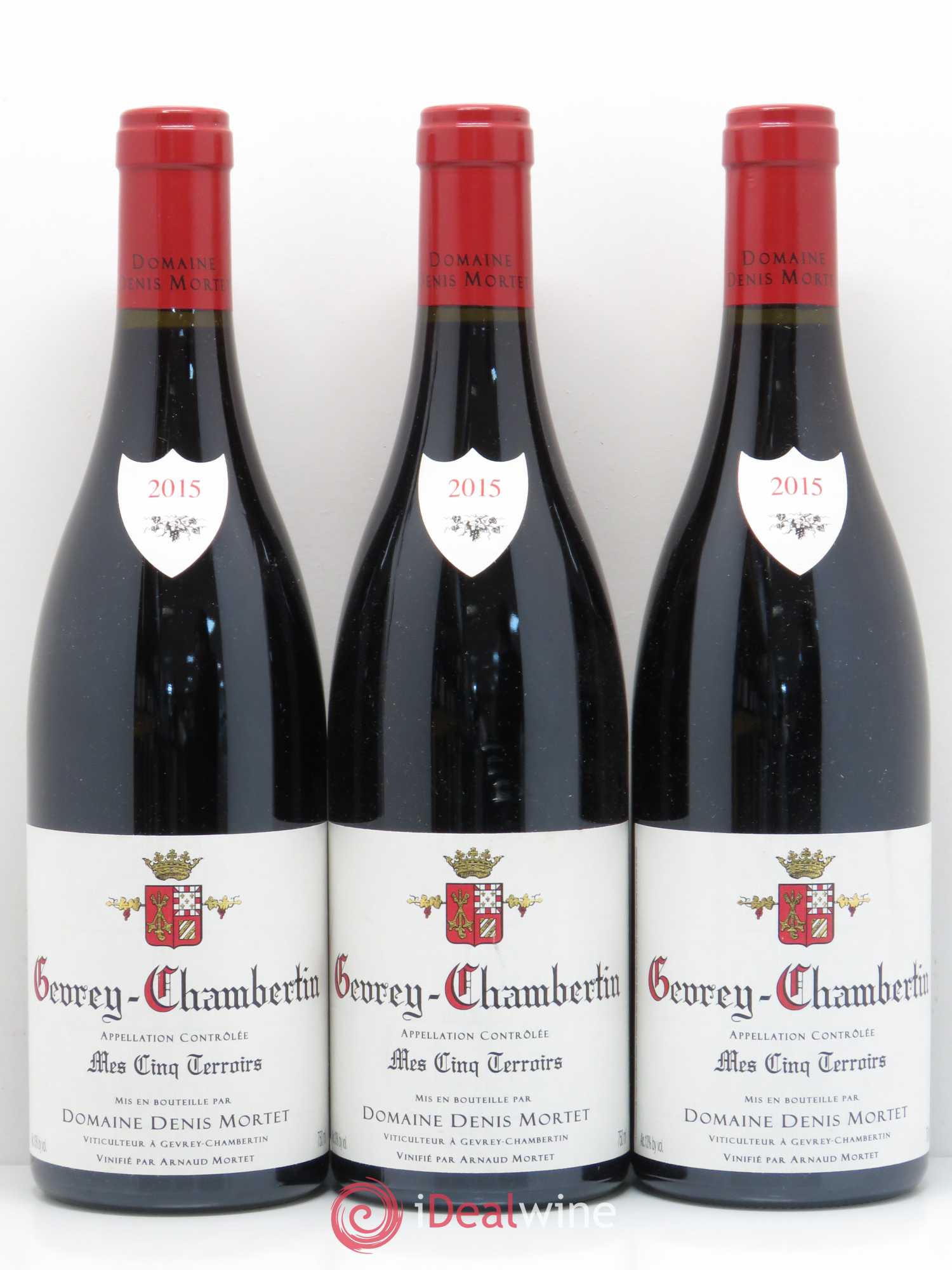 Gevrey-Chambertin Mes Cinq Terroirs Denis Mortet (Domaine) 2015 - Lot de 3 bouteilles - 0