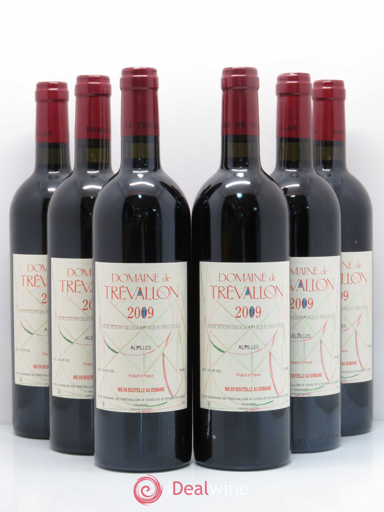 Coteaux d'Aix-en-Provence Trévallon (Domaine de) Eloi Dürrbach 2009 - Lot de 6 bouteilles - 0