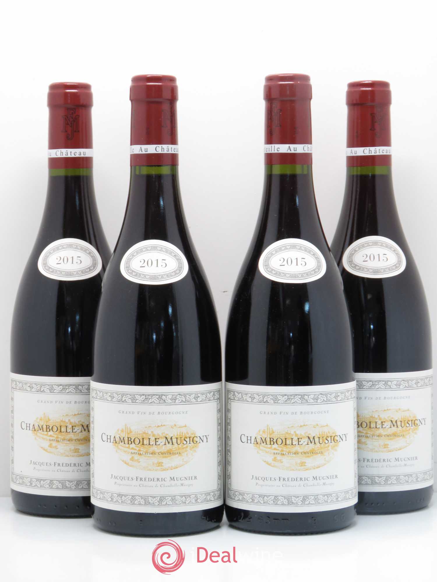 Chambolle-Musigny Jacques-Frédéric Mugnier 2015 - Lot de 4 bouteilles - 0