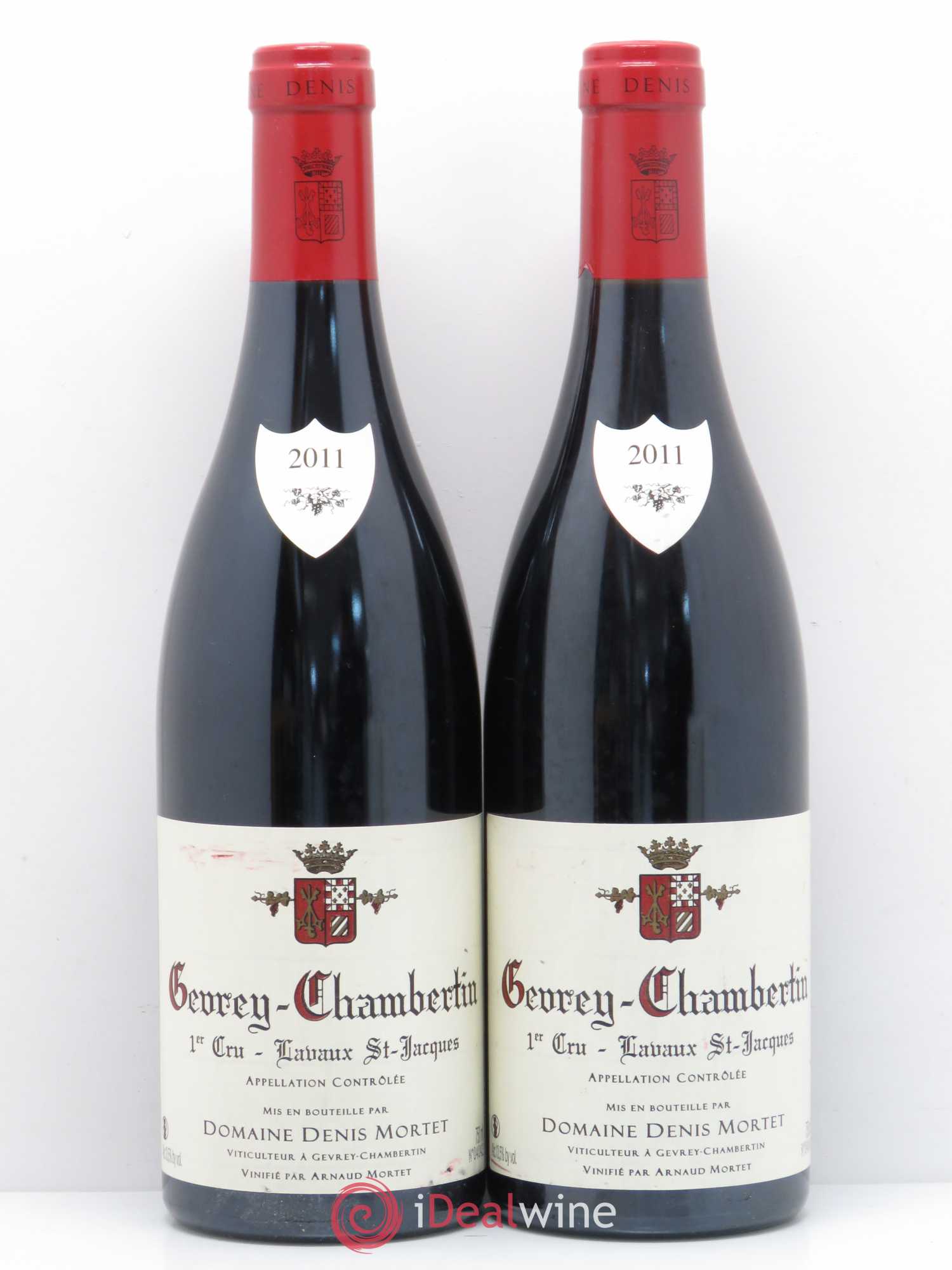 Gevrey-Chambertin 1er Cru Lavaux Saint Jacques Denis Mortet (Domaine) 2011 - Lot de 2 bouteilles - 0