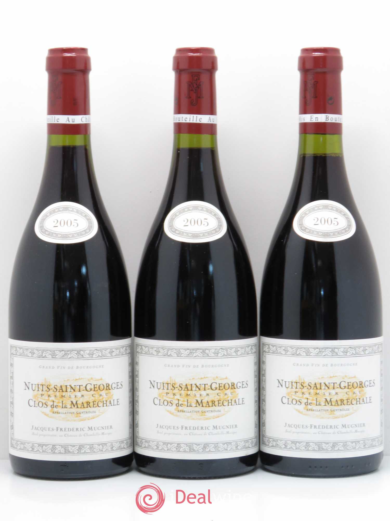 Nuits-Saint-Georges 1er Cru Clos de La Maréchale Jacques-Frédéric Mugnier 2005 - Lot de 3 bouteilles - 0