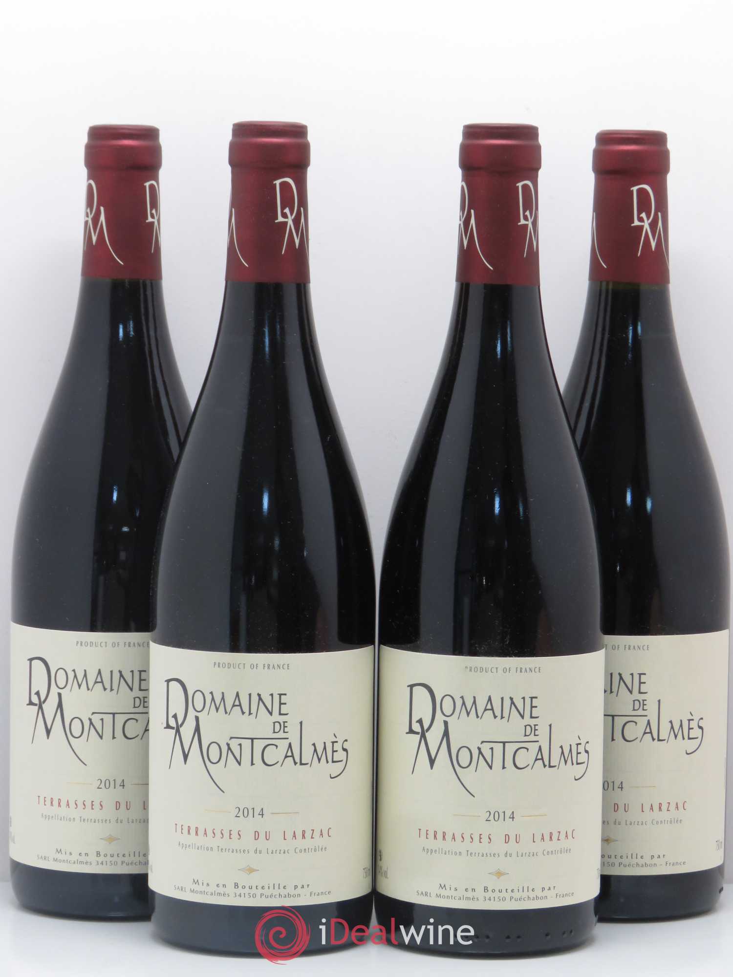 Terrasses du Larzac Domaine de Montcalmès Frédéric Pourtalié 2014 - Lot de 4 bouteilles - 0