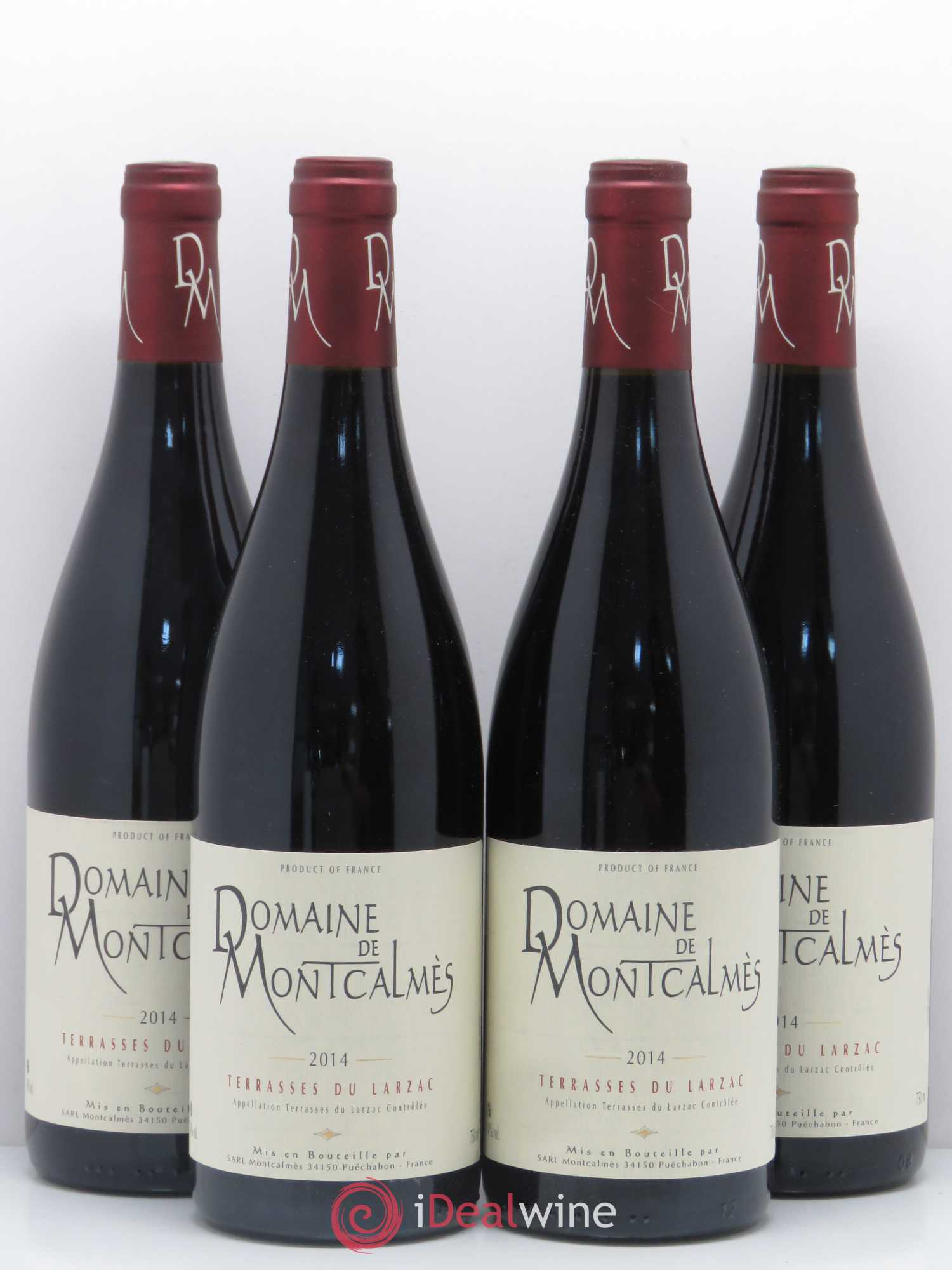 Terrasses du Larzac Domaine de Montcalmès Frédéric Pourtalié 2014 - Lot de 4 bouteilles - 0