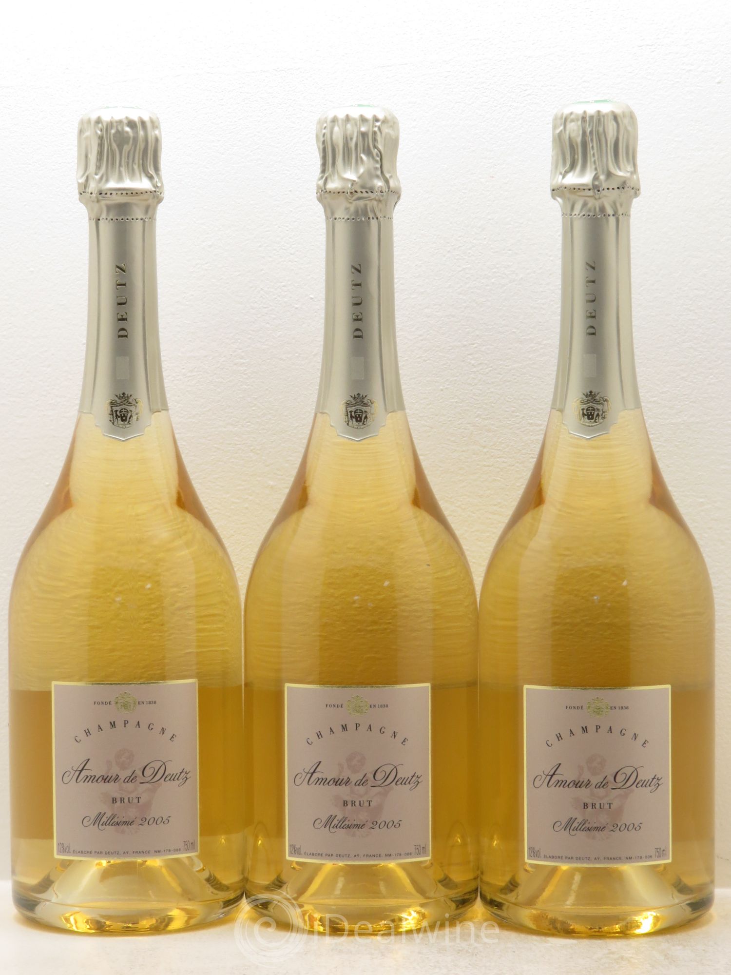 Amour de Deutz Brut Deutz 2005 - Lot de 3 bouteilles - 0