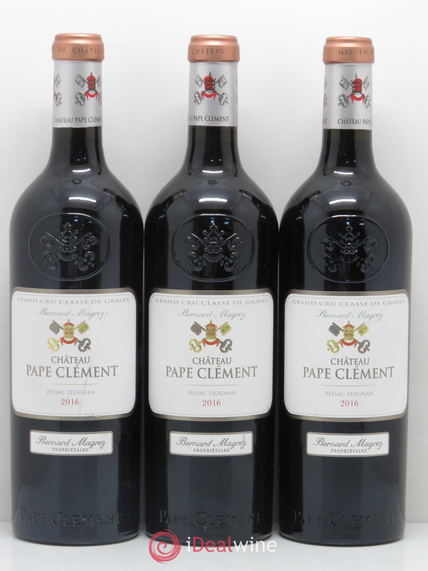 Château Pape Clément Cru Classé de Graves 2016 - Lot de 3 bouteilles - 0