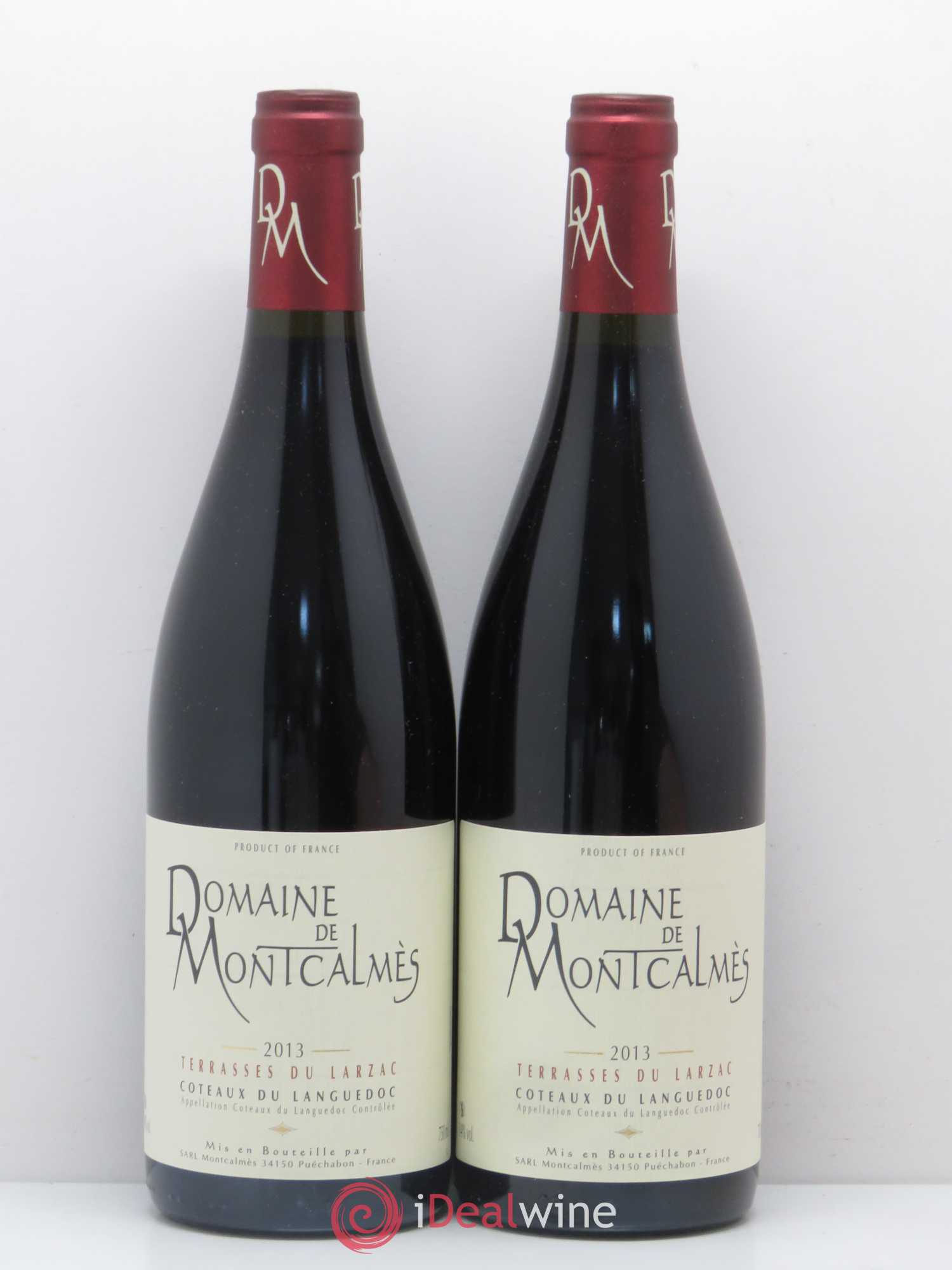 Terrasses du Larzac Domaine de Montcalmès Frédéric Pourtalié 2013 - Lot de 2 bouteilles - 0