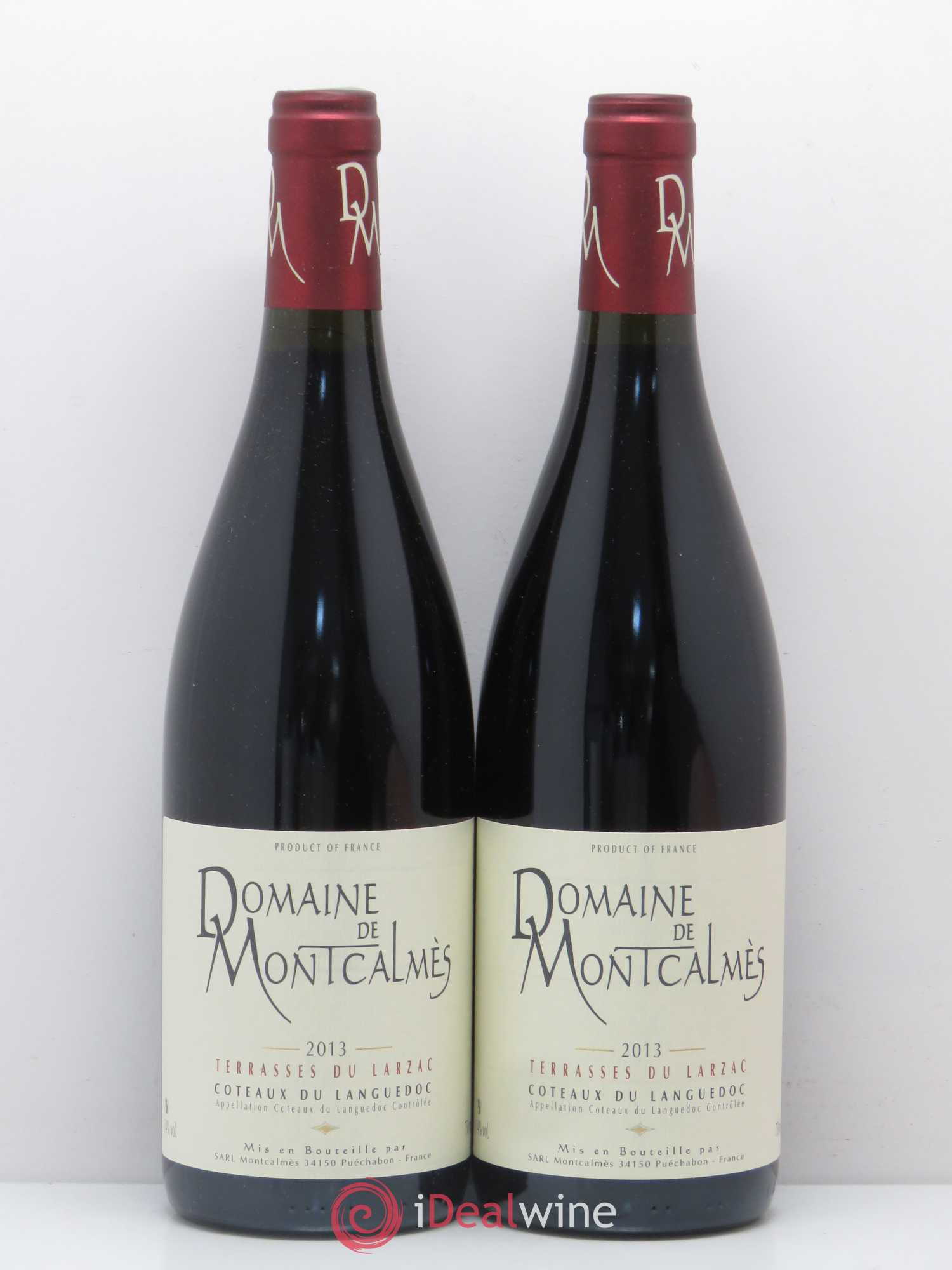 Terrasses du Larzac Domaine de Montcalmès Frédéric Pourtalié 2013 - Lot de 2 bouteilles - 0