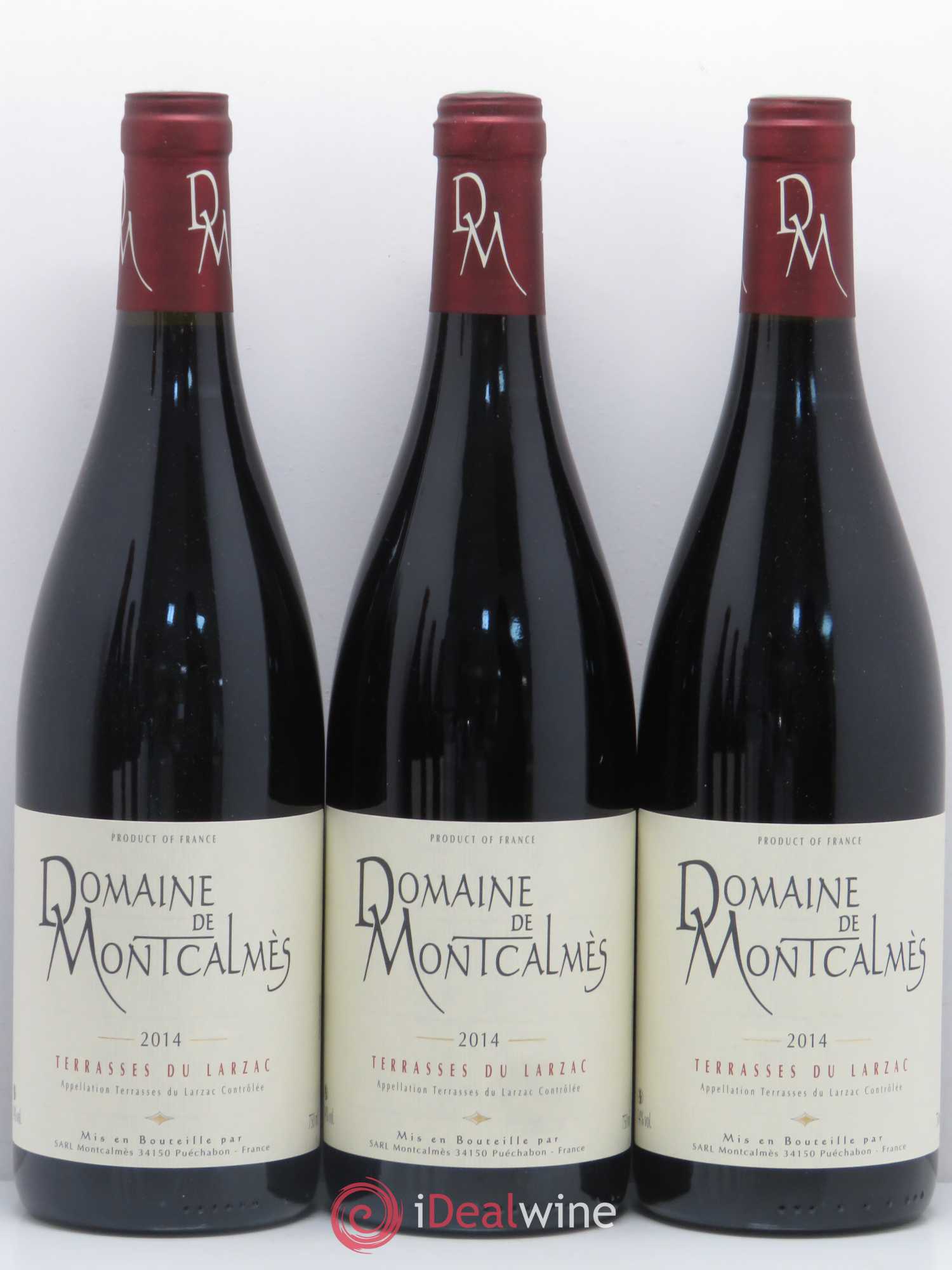 Terrasses du Larzac Domaine de Montcalmès Frédéric Pourtalié 2014 - Lot de 6 bouteilles - 1