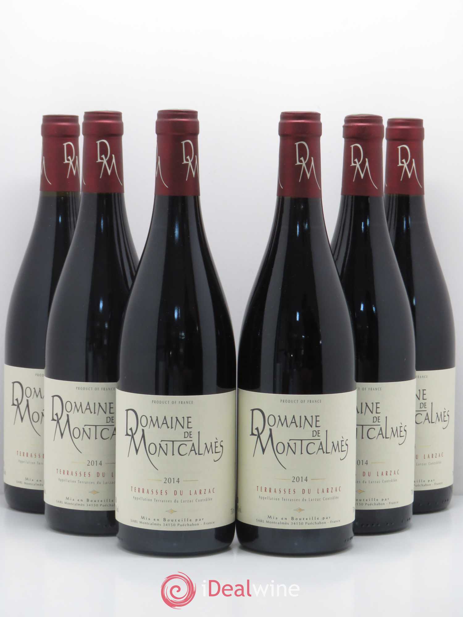 Terrasses du Larzac Domaine de Montcalmès Frédéric Pourtalié 2014 - Lot de 6 bouteilles - 0