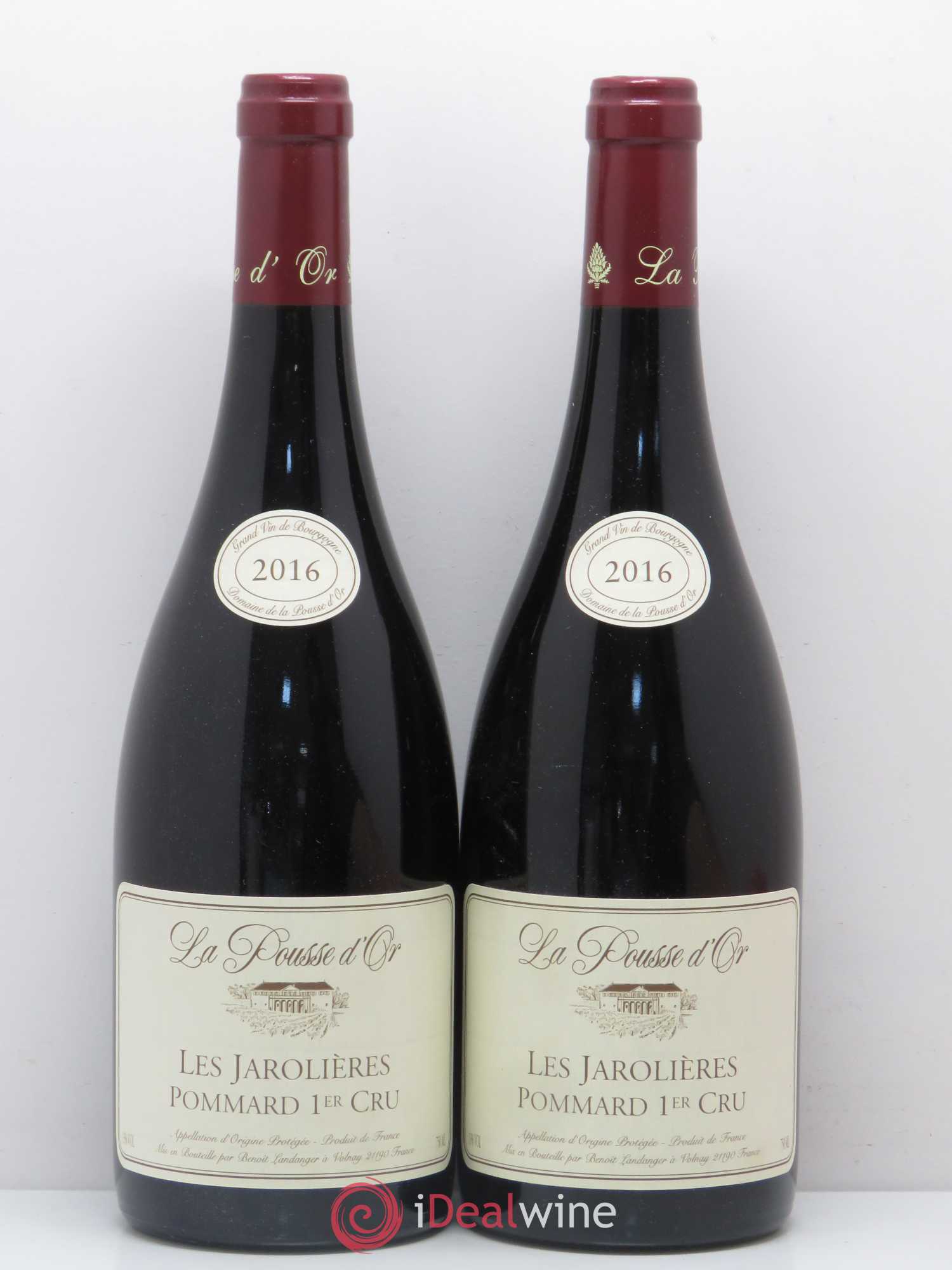 Pommard 1er Cru Les Jarollières La Pousse d'Or (Domaine de) 2016 - Lot de 2 bouteilles - 0
