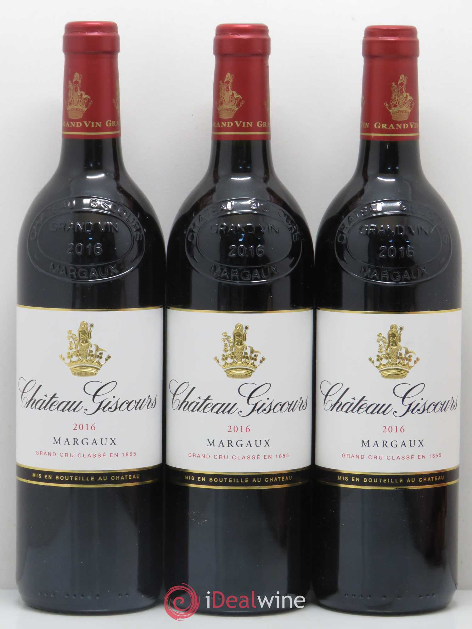 Château Giscours 3ème Grand Cru Classé 2016 - Lot de 3 bouteilles - 0