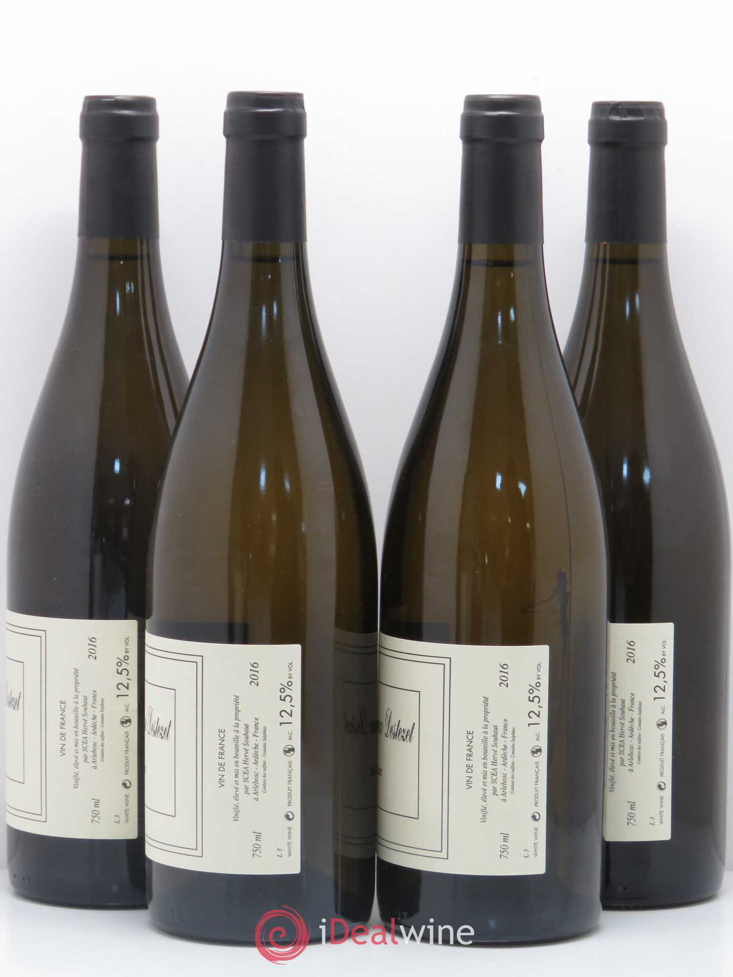 Rhône IGP Ardeche Herve Souhaut Domaine Romaneaux-Destezet 2016 - Posten von 4 Flaschen - 1