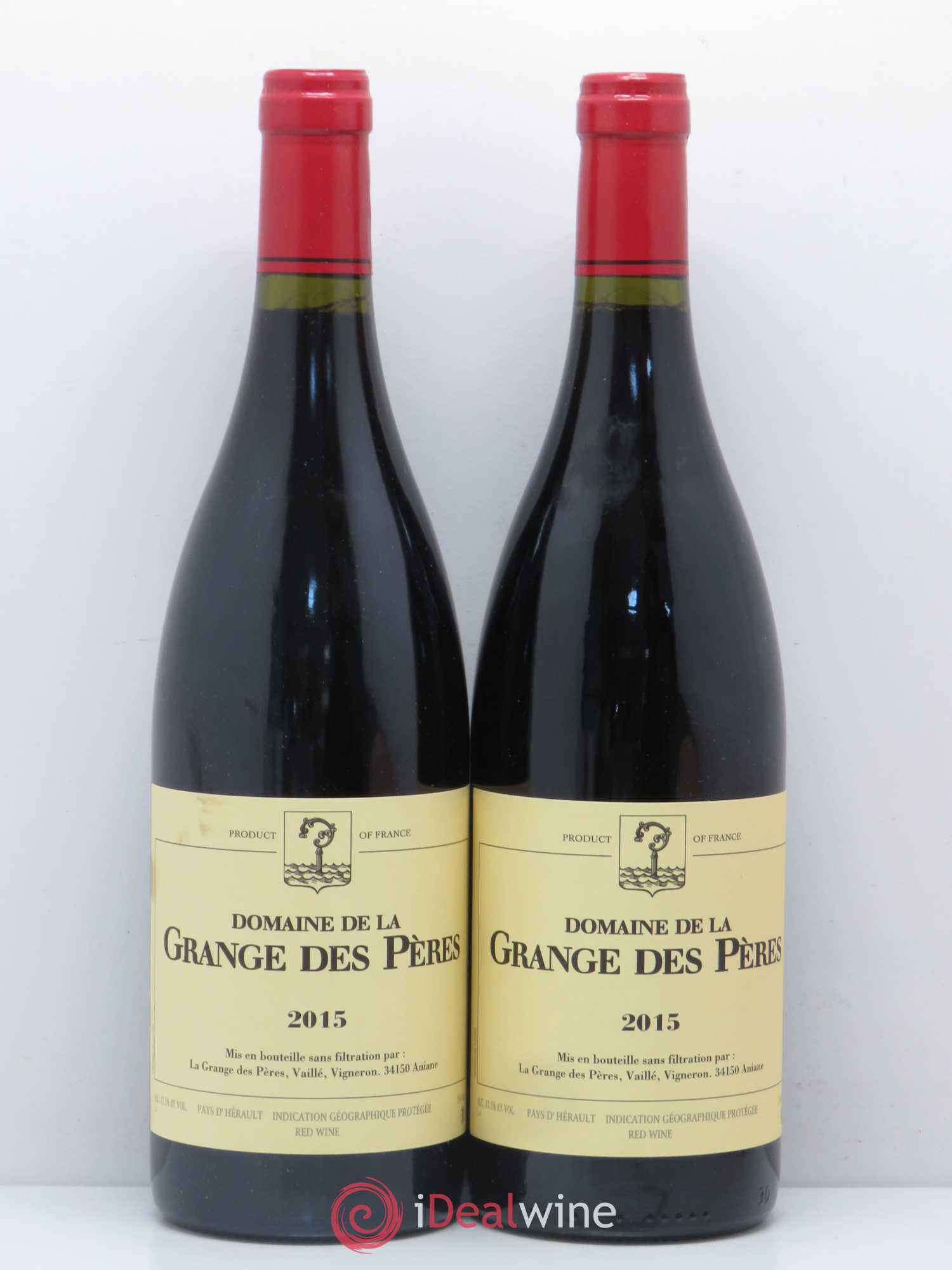 Pays d'Hérault Grange des Pères Laurent Vaillé 2015 - Lot de 2 bouteilles - 0