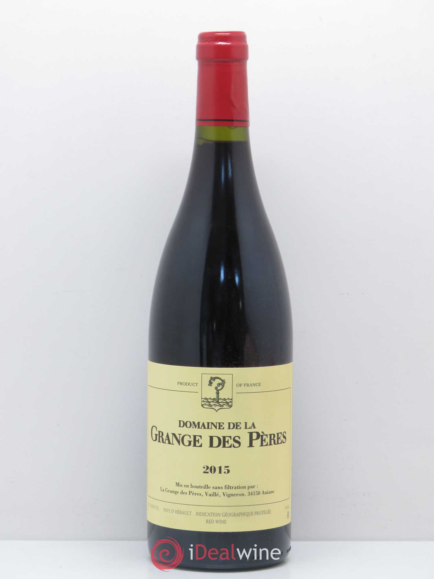 Pays d'Hérault Grange des Pères Laurent Vaillé 2015 - Lot de 1 bouteille - 0