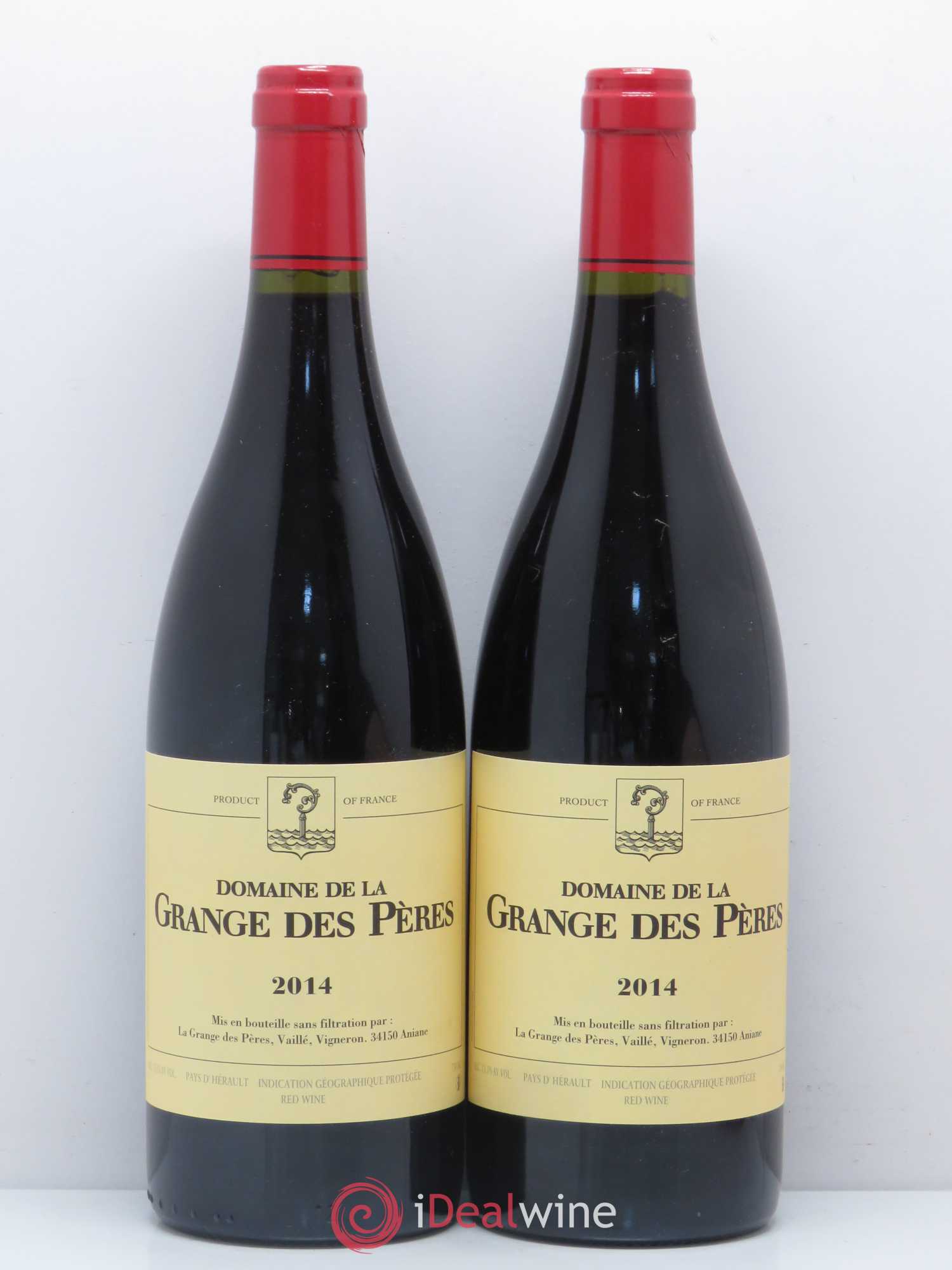 Pays d'Hérault Grange des Pères Laurent Vaillé 2014 - Lot de 2 bouteilles - 0
