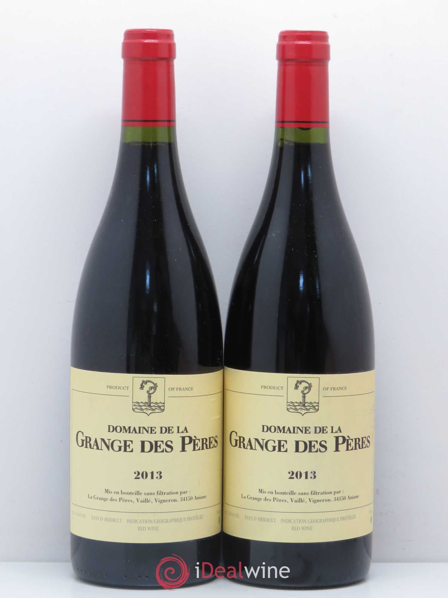 Pays d'Hérault Grange des Pères Laurent Vaillé 2013 - Lot de 2 bouteilles - 0