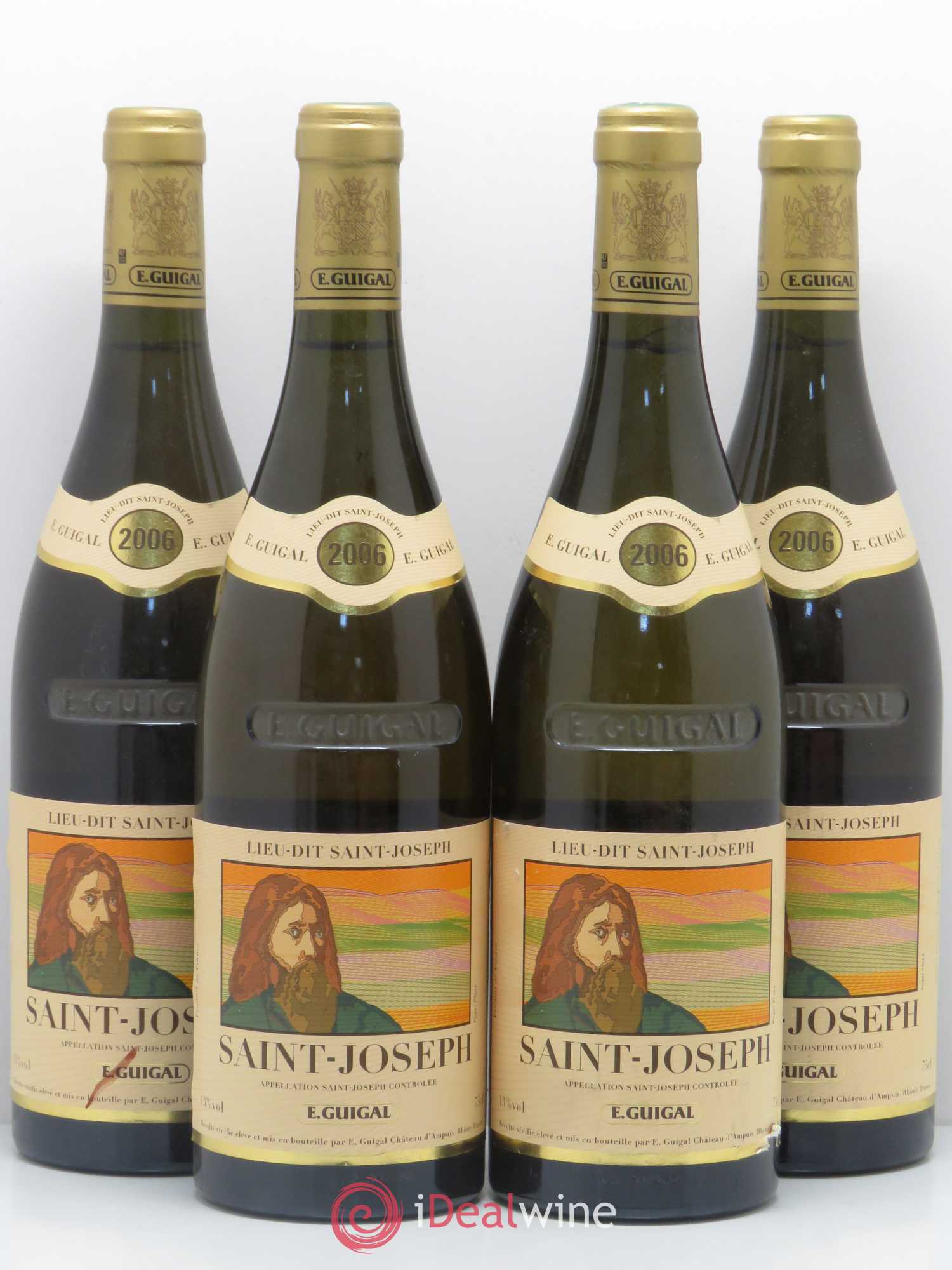 Saint-Joseph Lieu-dit Saint-Joseph Guigal 2006 - Lot de 4 bouteilles - 0